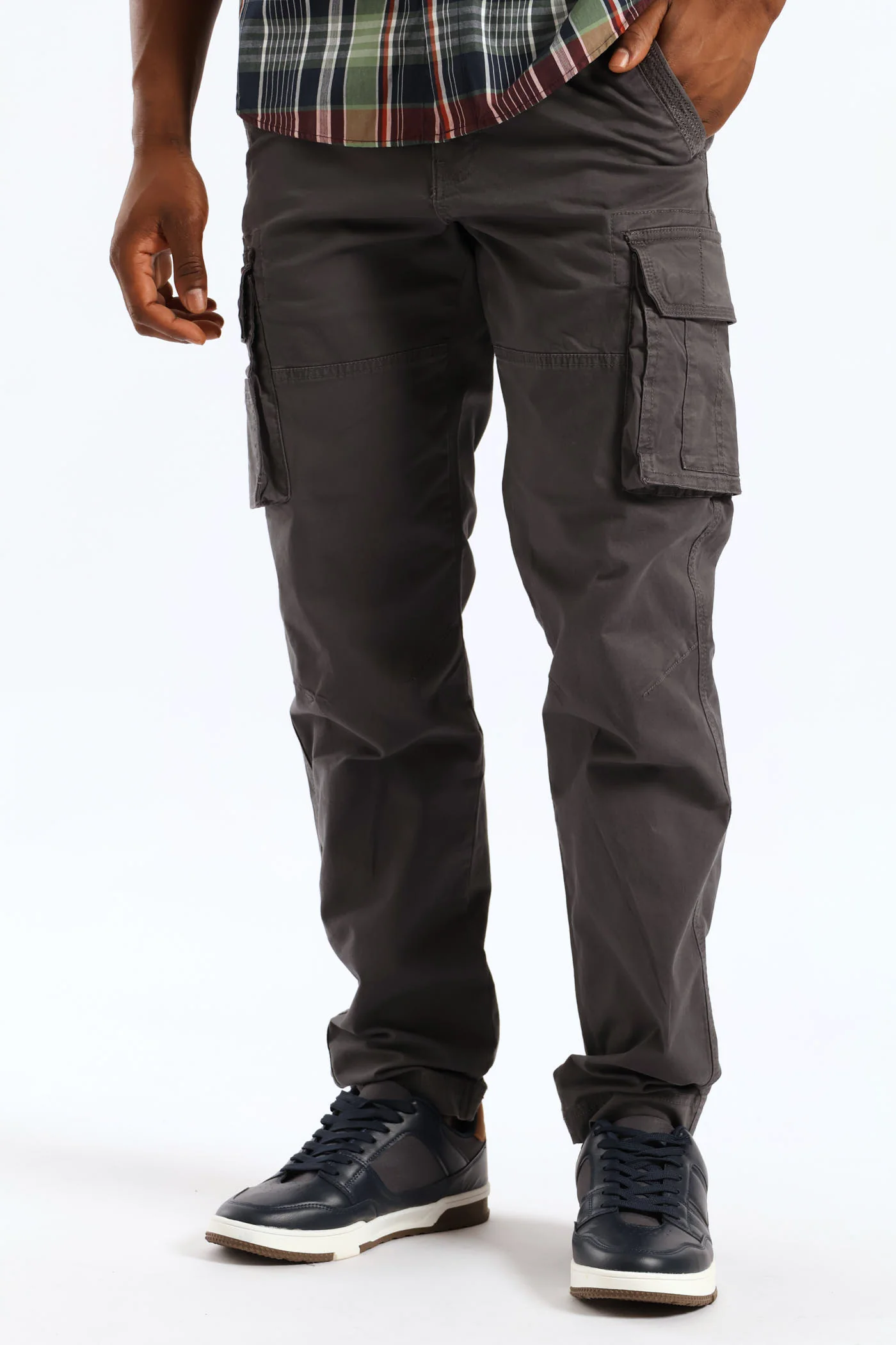 Vintage Cargo Pants - Charcoal - Image 3