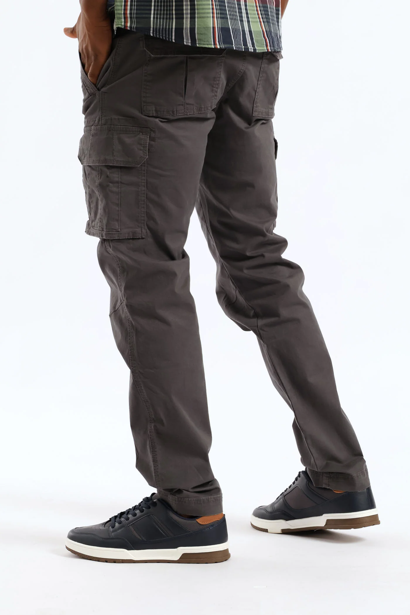 Vintage Cargo Pants - Charcoal - Image 4