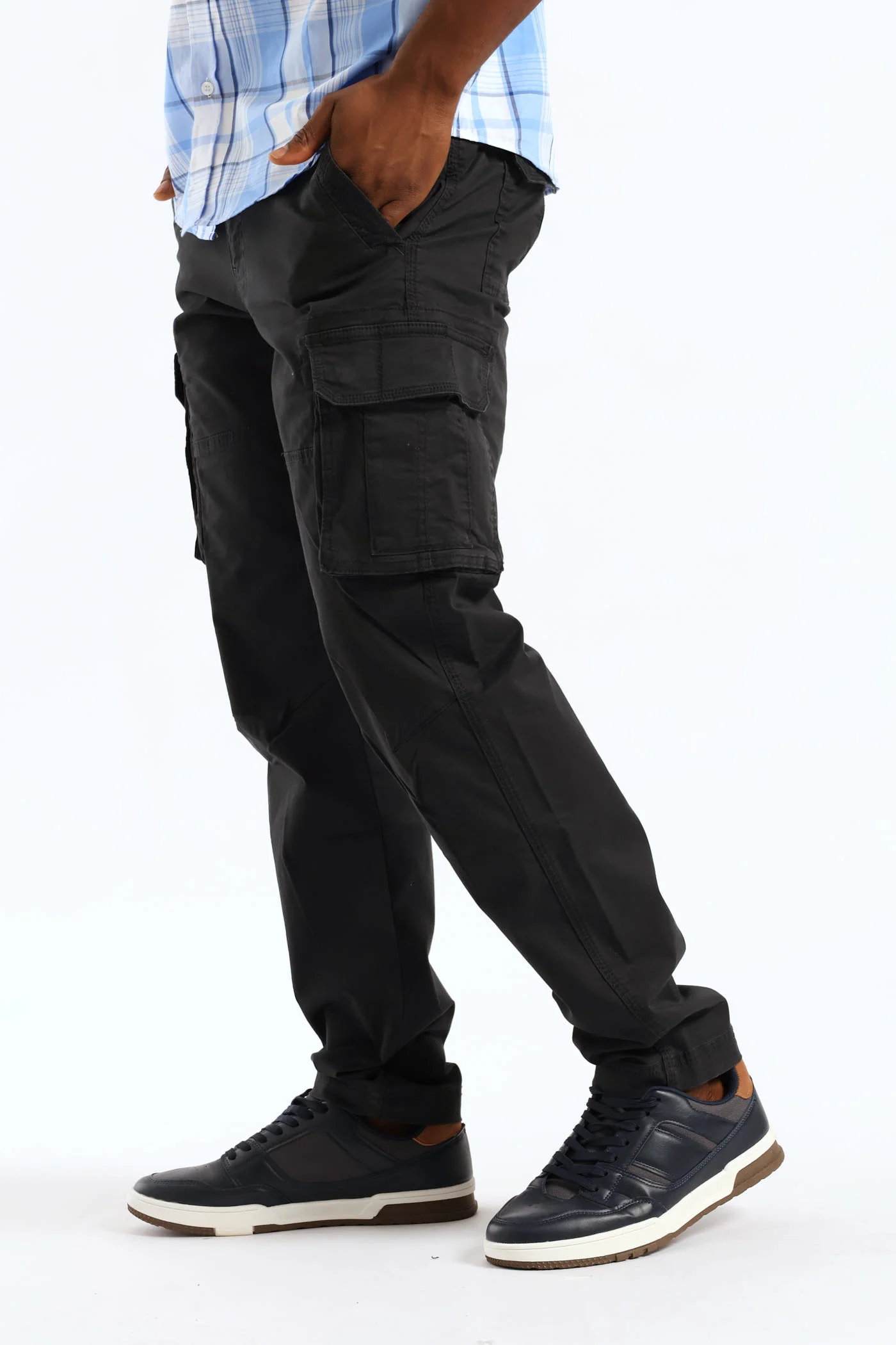 Vintage Cargo Pants - Navy - Image 2