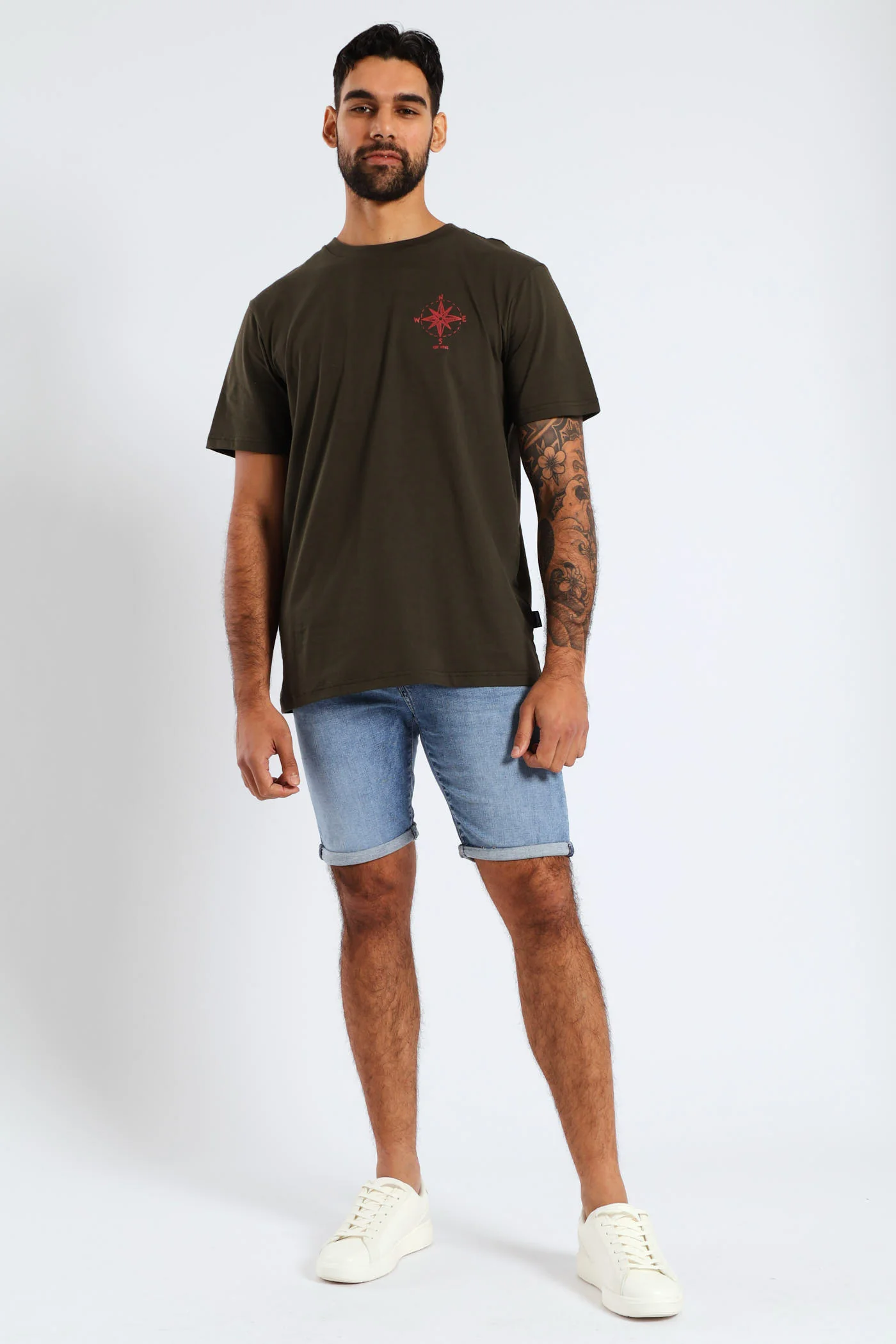 Vintage Denim Short - Mid Wash - Image 5