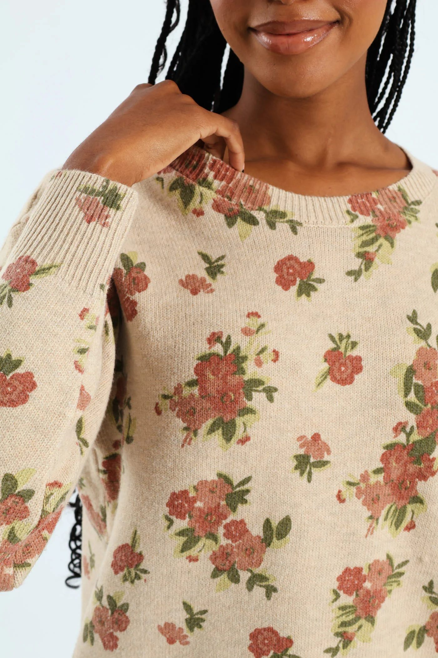 Vintage Floral Pullover - Image 4