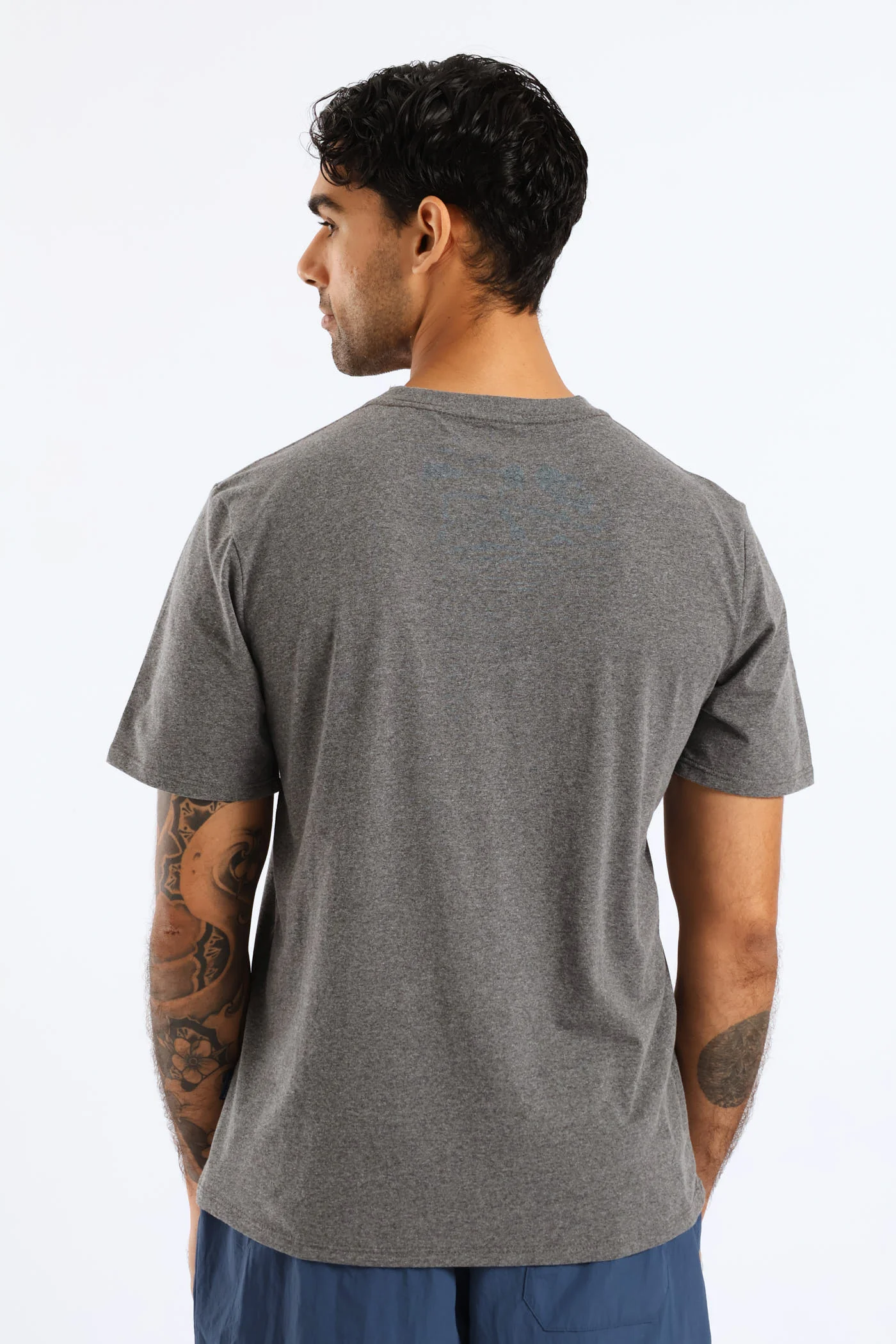 Vintage Legend Tee - Charcoal Melange - Image 4