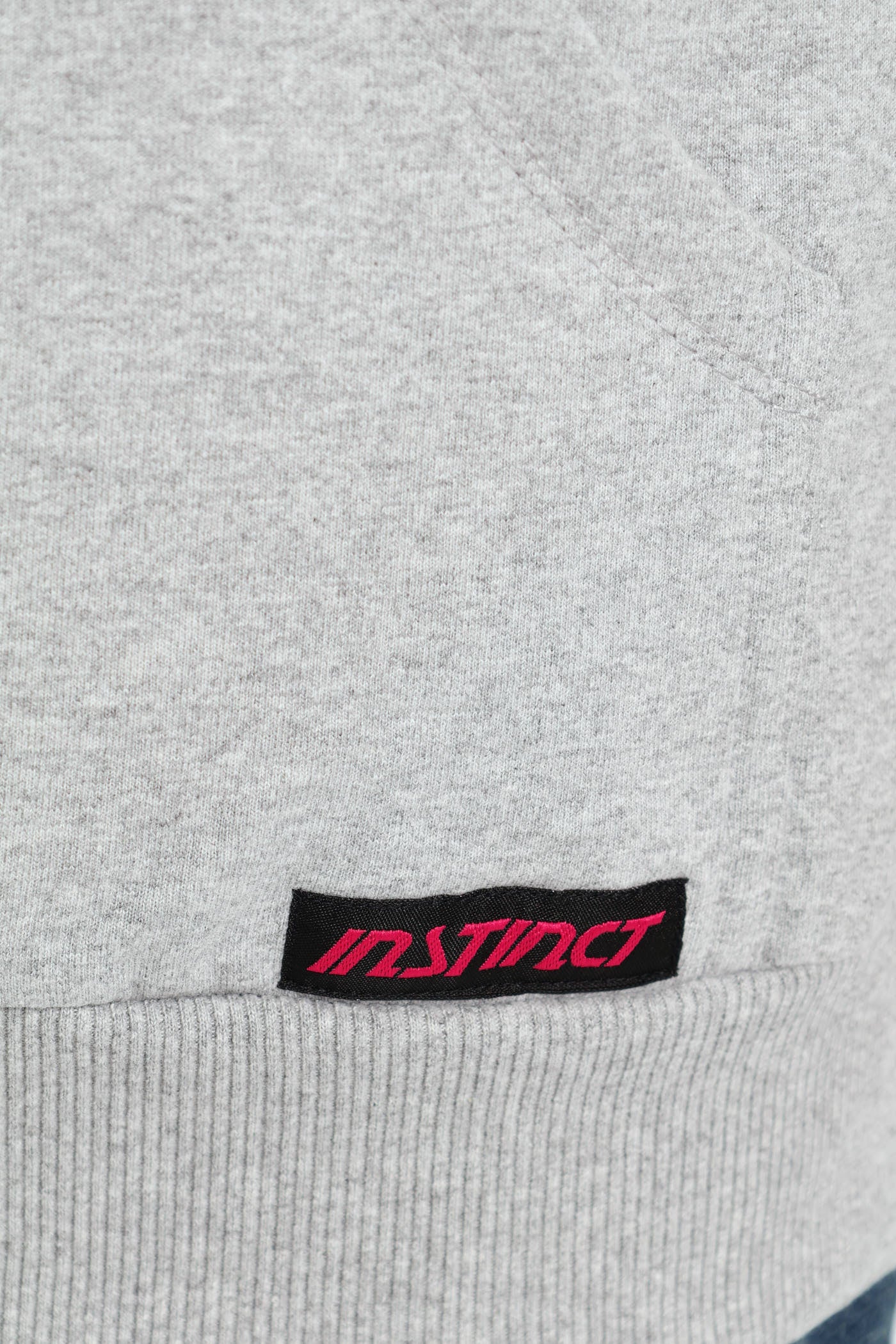 Vintage Print Hoodie - Grey - Image 4