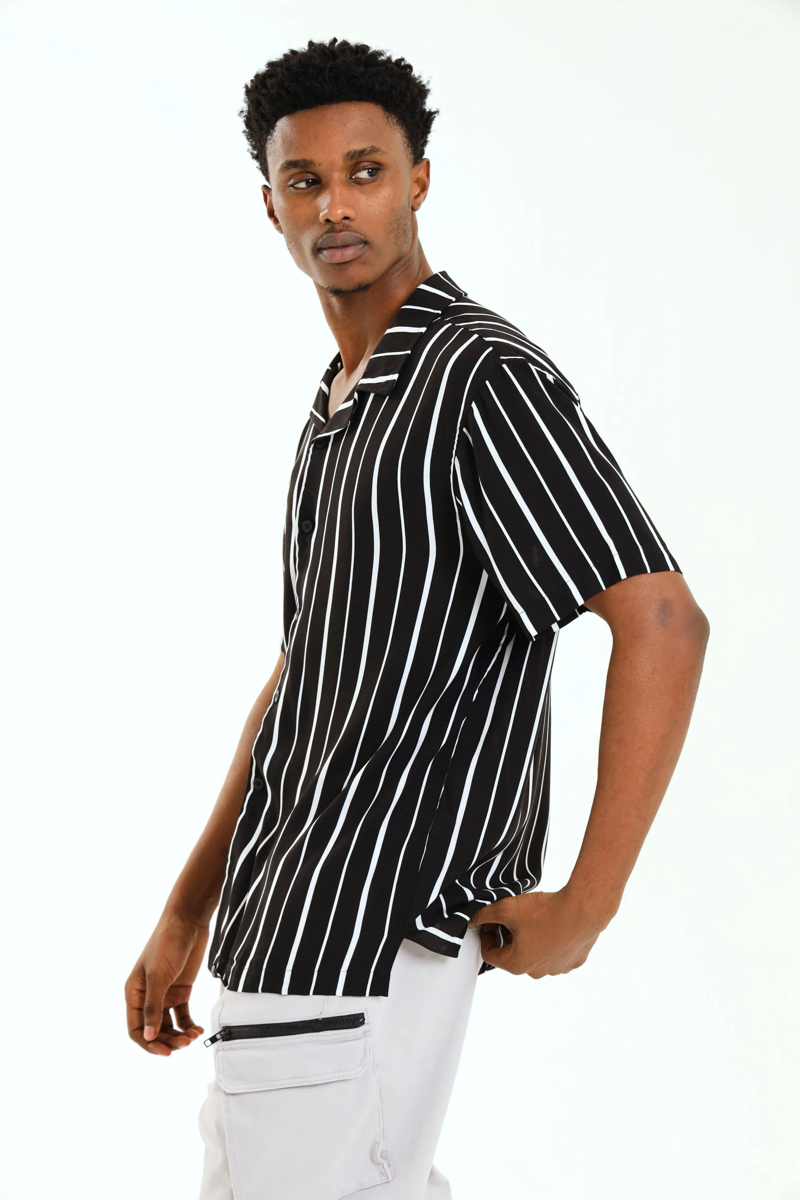 Viscose Shirt - Black - Image 3