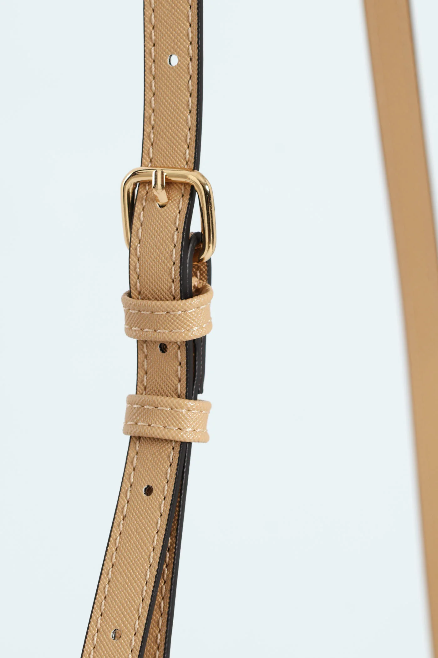 Vivian Structured Satchel - Beige - Image 9