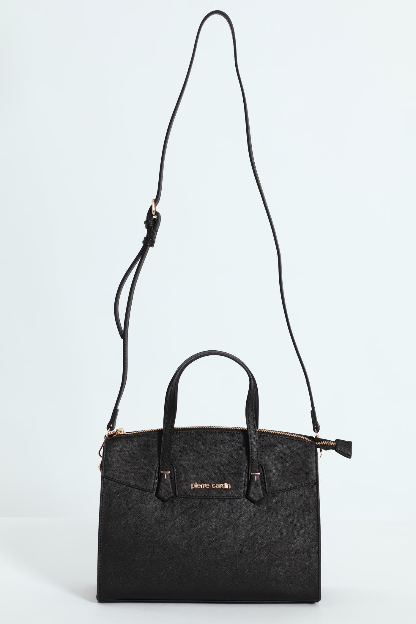 Vivian Structured Satchel - Black - Image 3