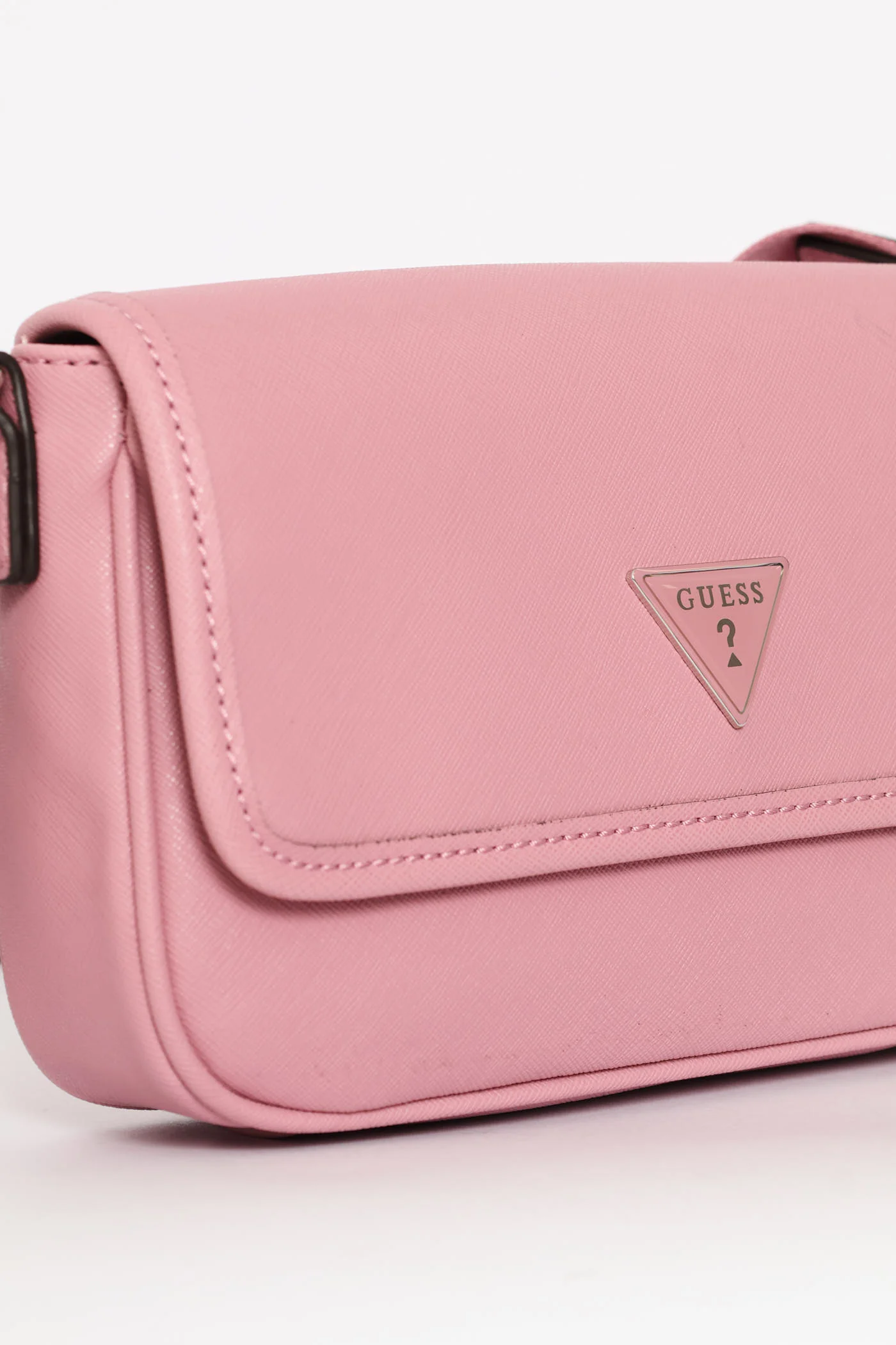 Viviette Double Zip Crossbody Bag - Rose - Image 7