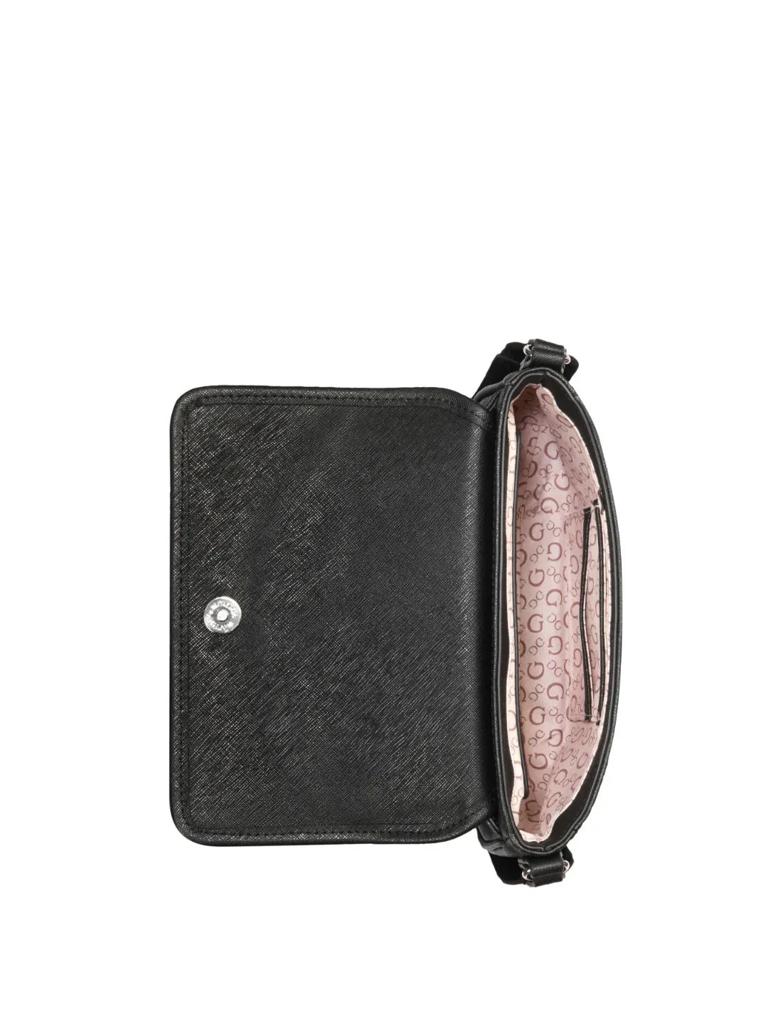 Viviette Flap Mini Crossbody Bag - Black - Image 3