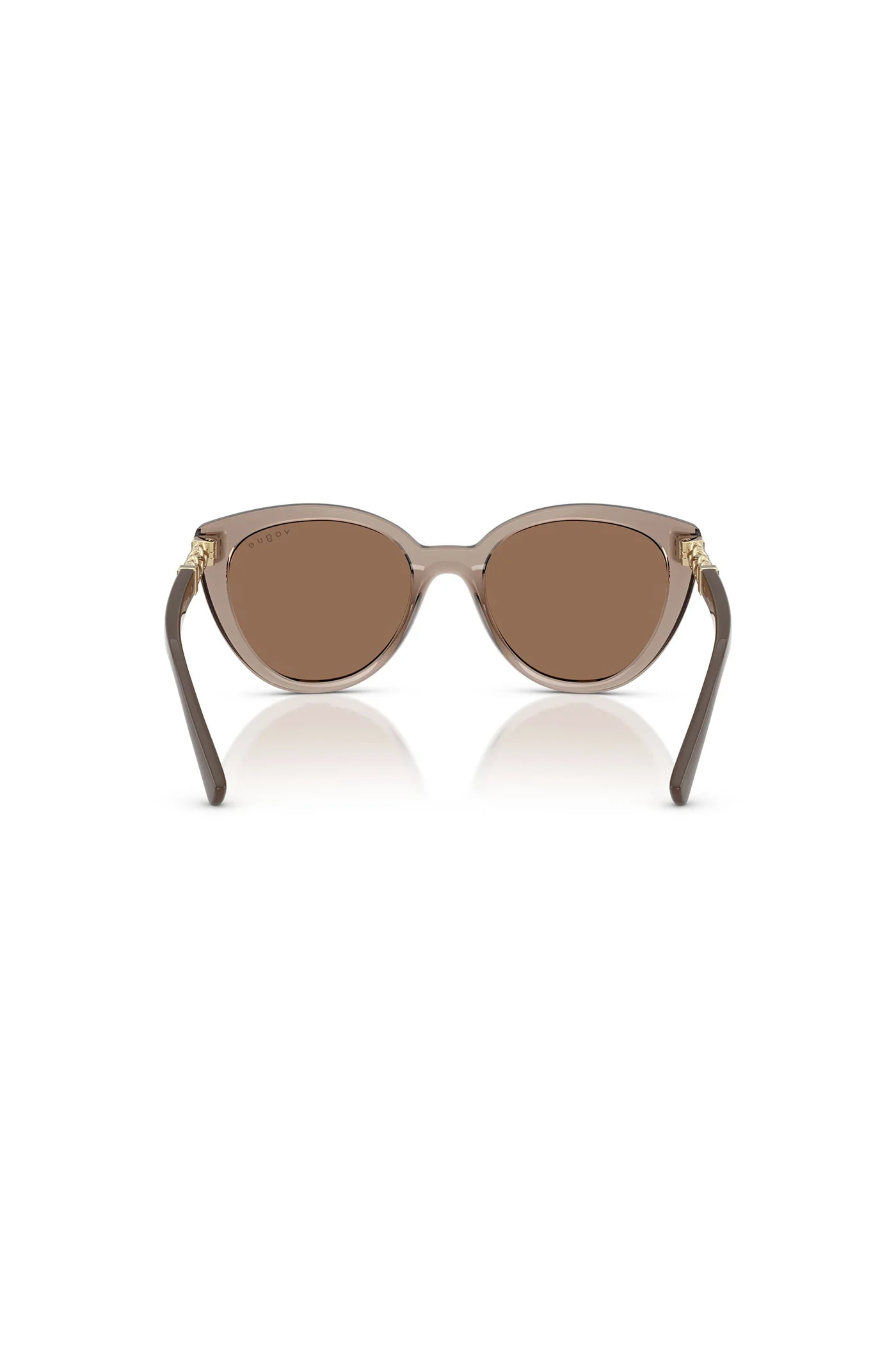 Cat Eye Sunglasses - Brown - Image 4