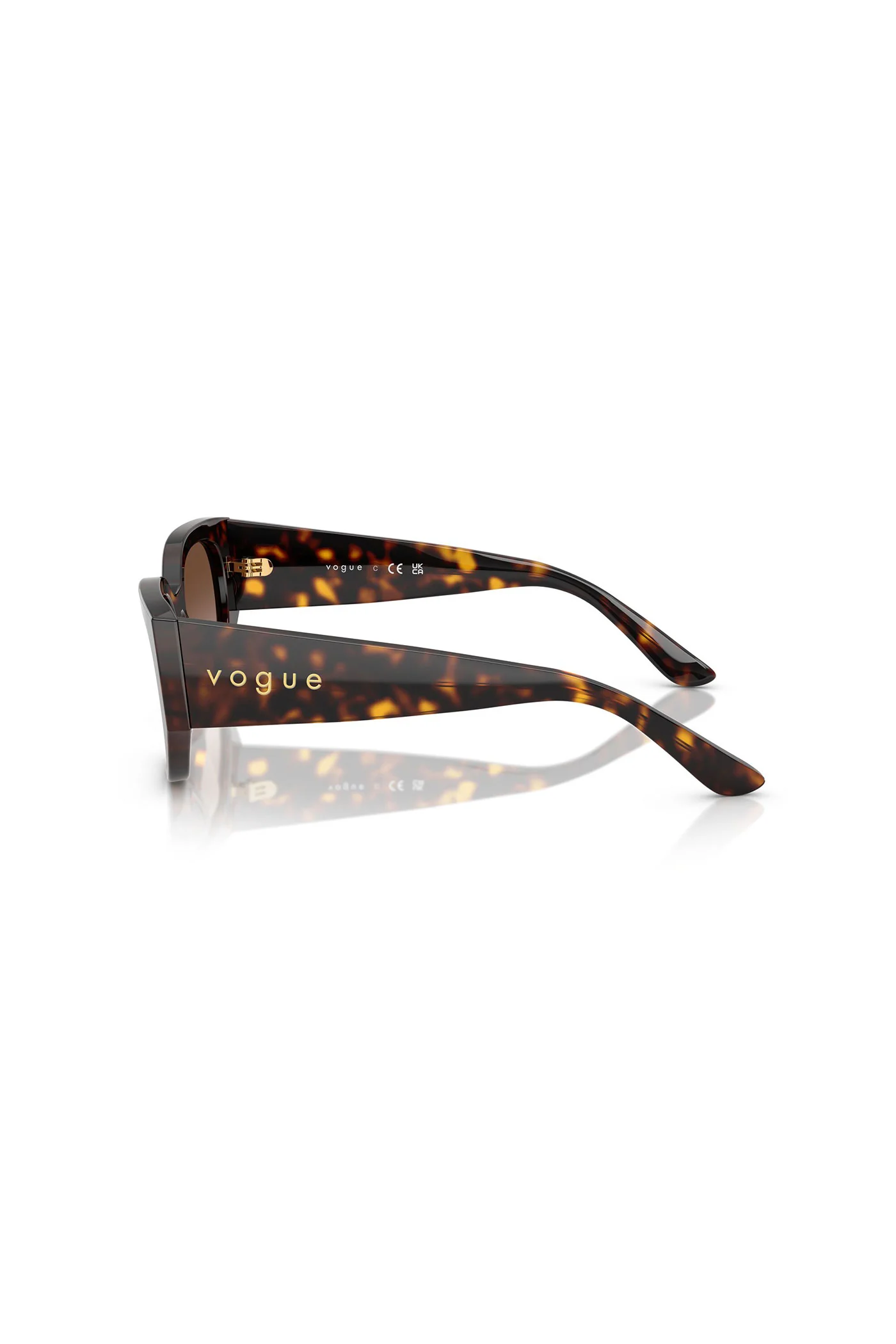 Tortoise Shell Sunglasses - Brown - Image 2