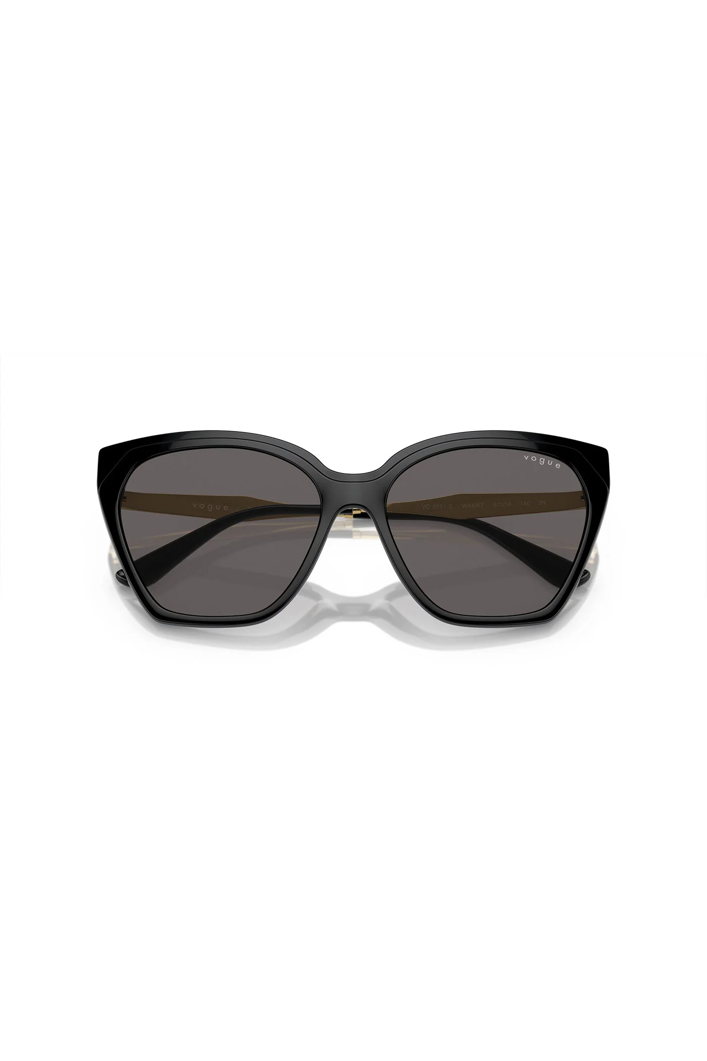 Solid Cat Eye Sunglasses - Black - Image 5