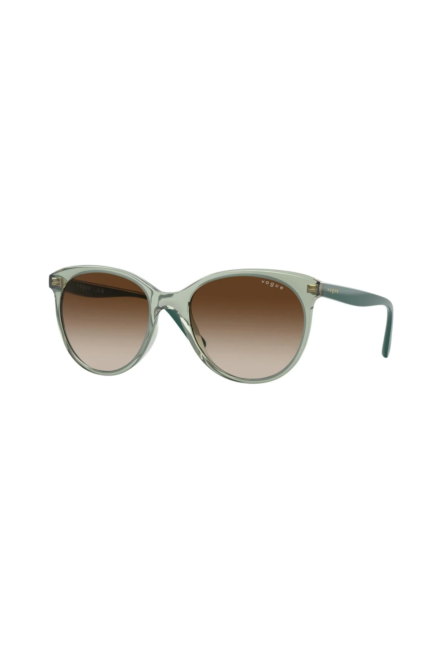 Vogue Transparent Sunglasses - Teal Green - Image 3