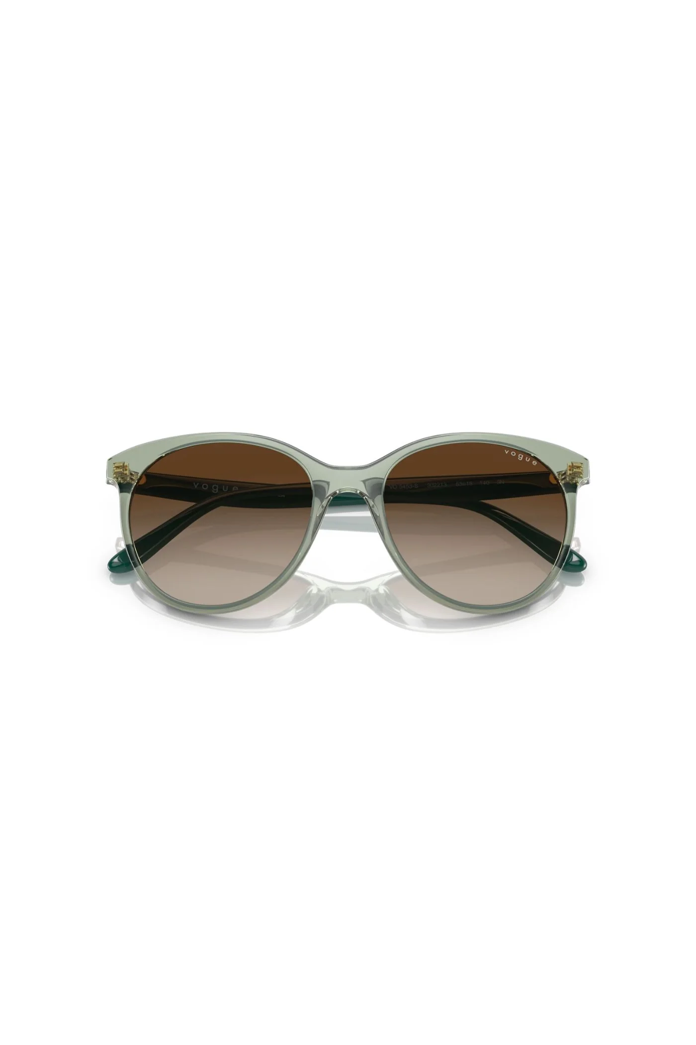 Vogue Transparent Sunglasses - Teal Green - Image 5