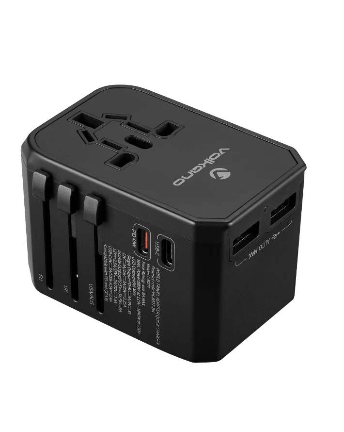 Jetsetter Series 45W PD Travel Adaptor Laptop Charger Black - Image 3