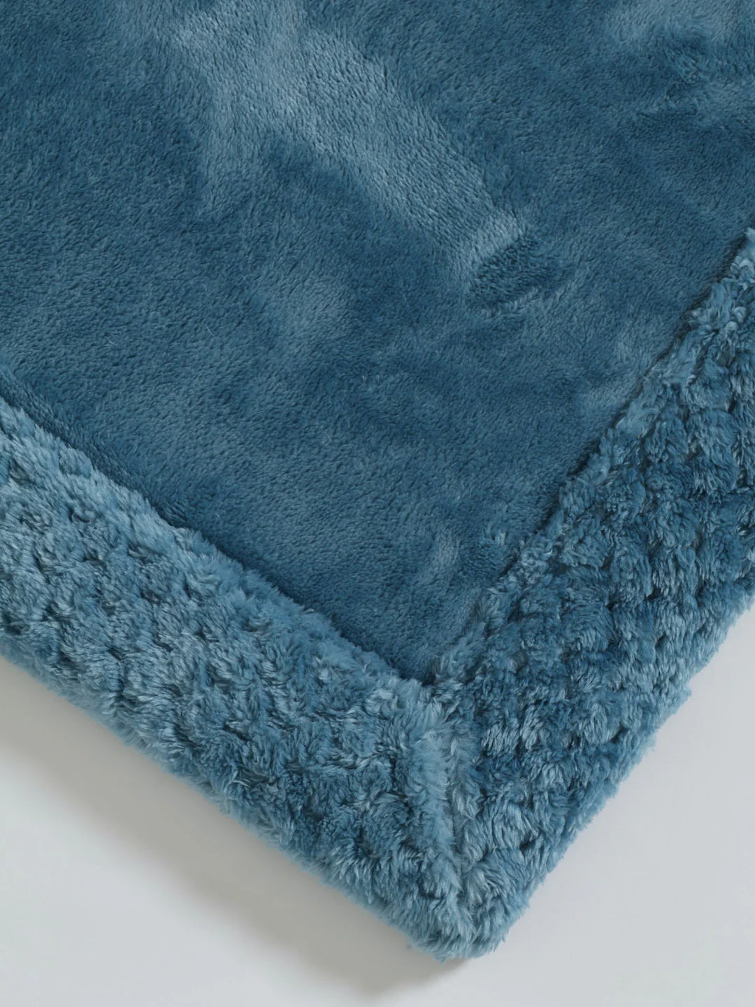 Teal Waffle Border Memory Foam Bath Mat - 50X80cm - Image 4