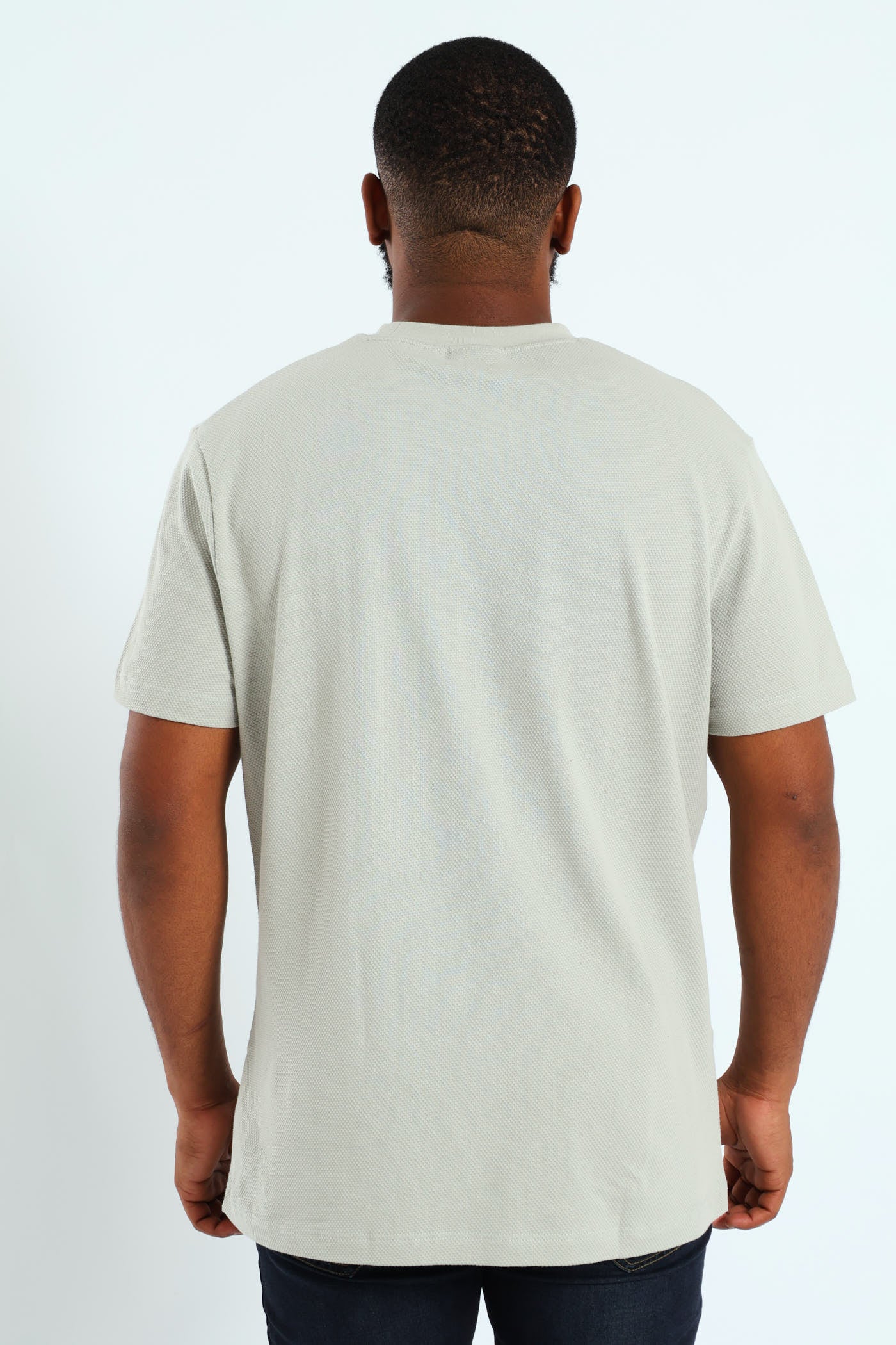Waffle Crew Surf Interest Tee - Grey - Image 3