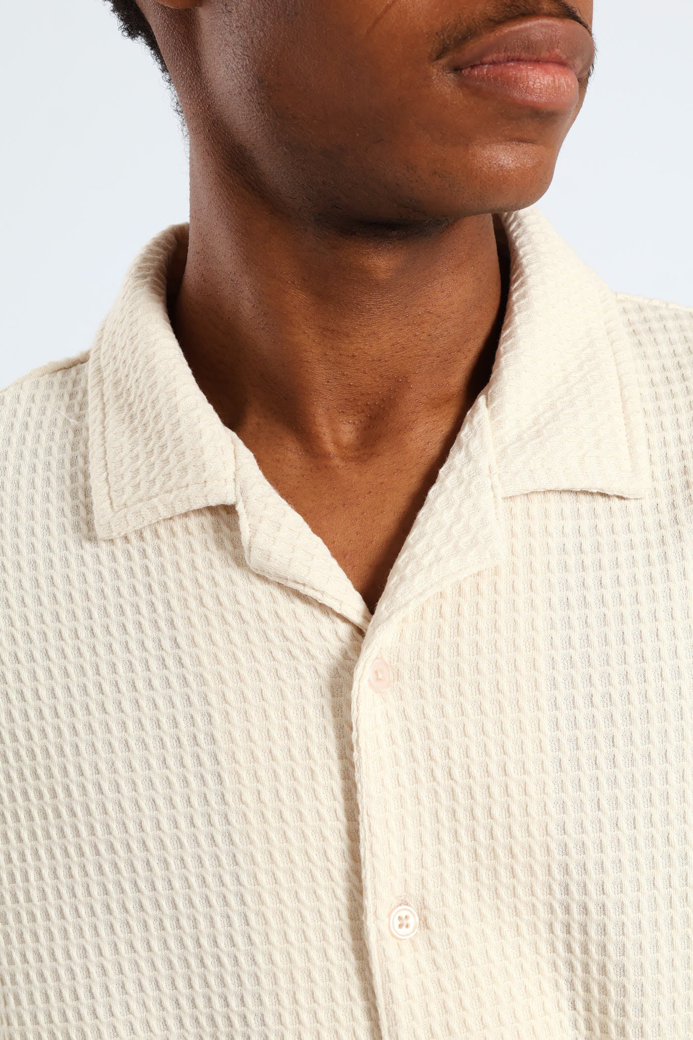 Waffle Shirt - Ecru - Image 5