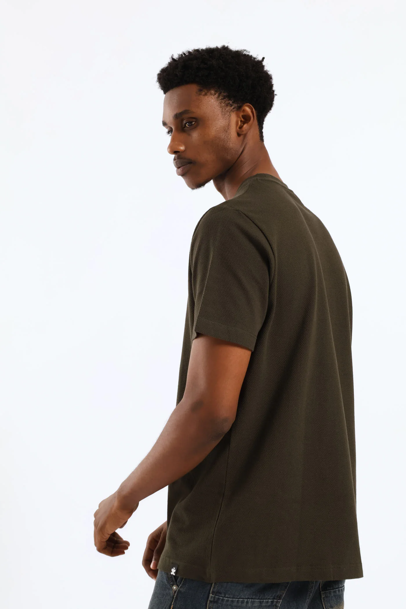 Waffle Tee - Fatigue - Image 3