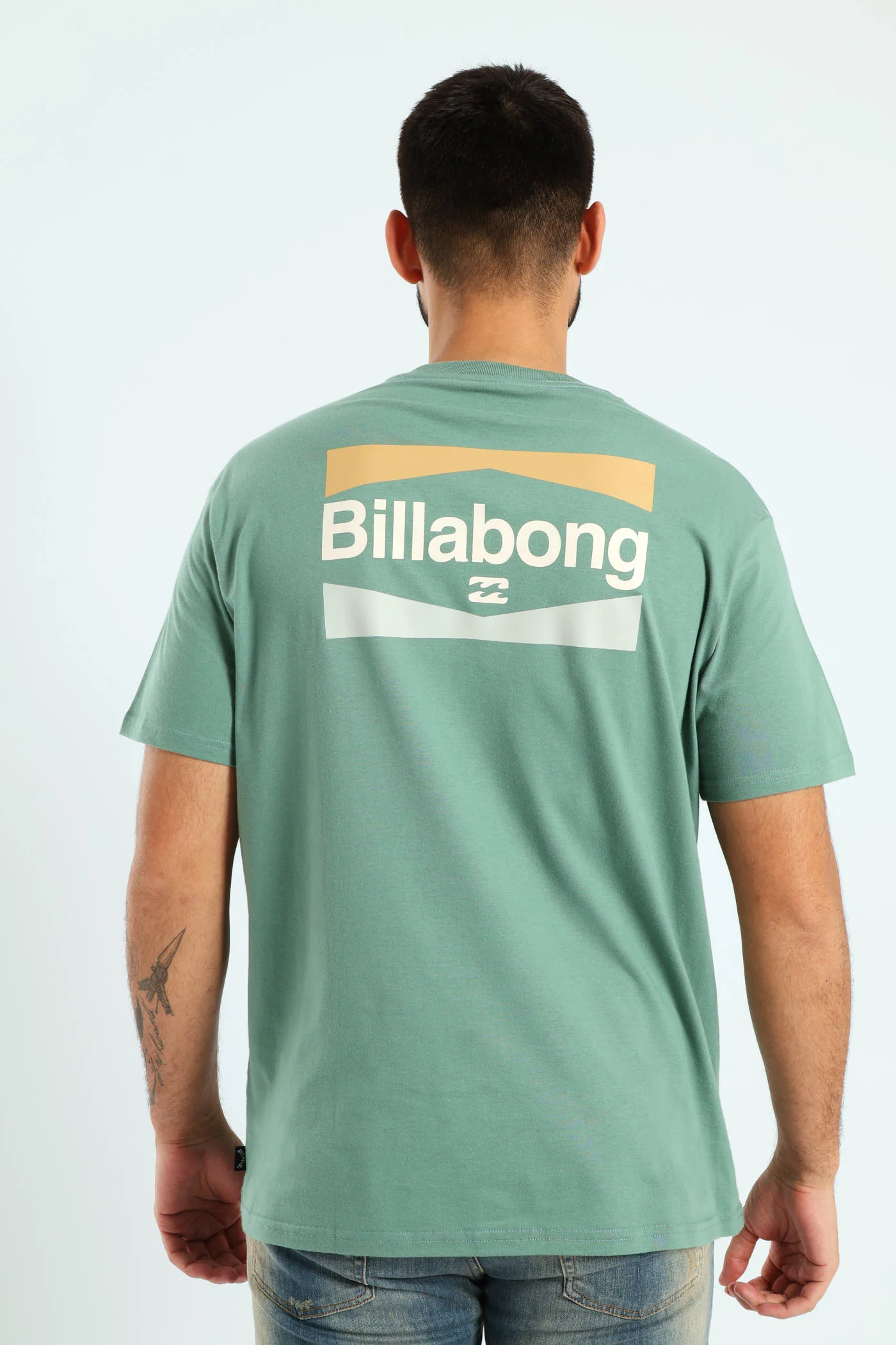 Walled Short Sleeve Tee - Green - Image 2