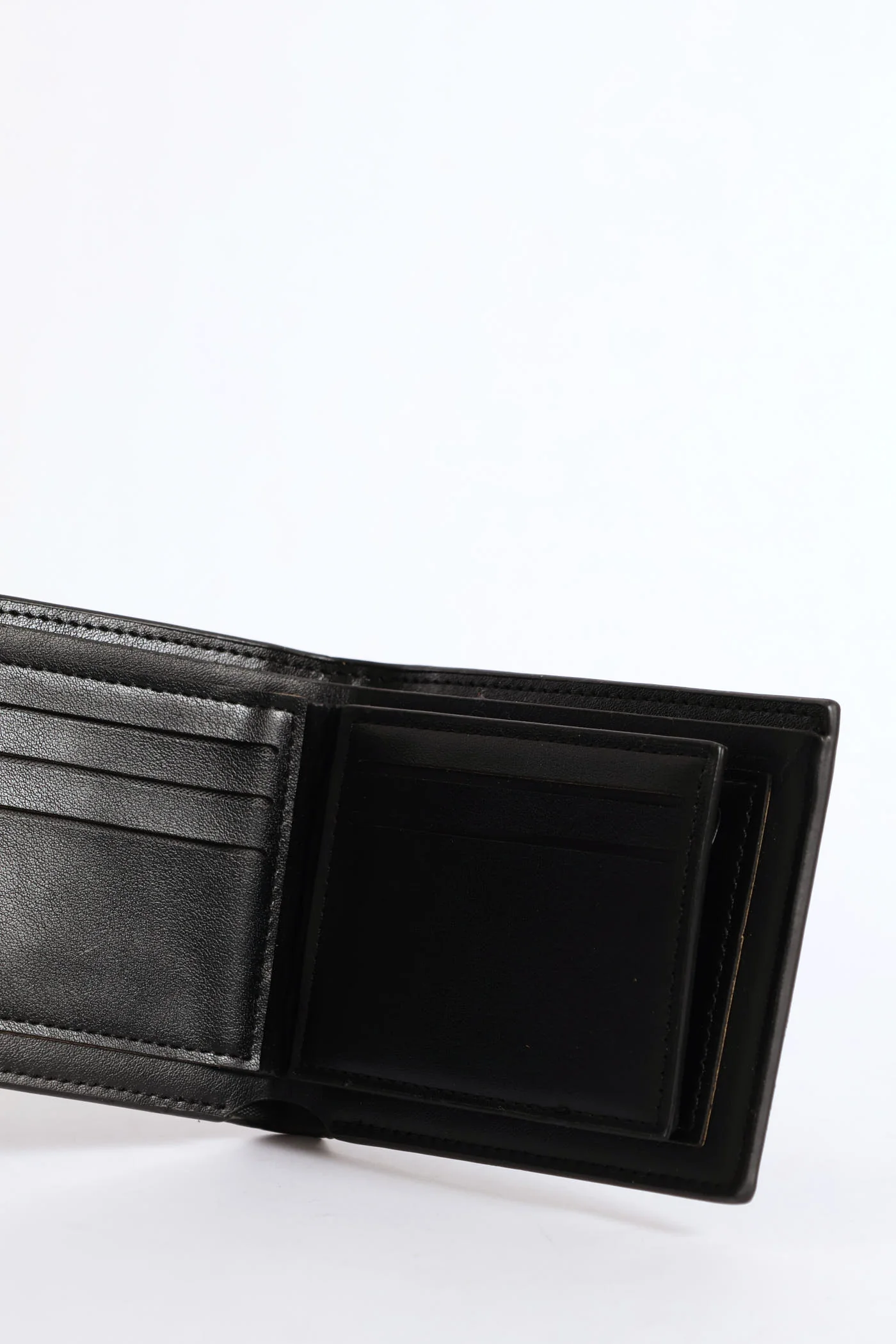 Wallet With Metal Trim - Black - Image 3