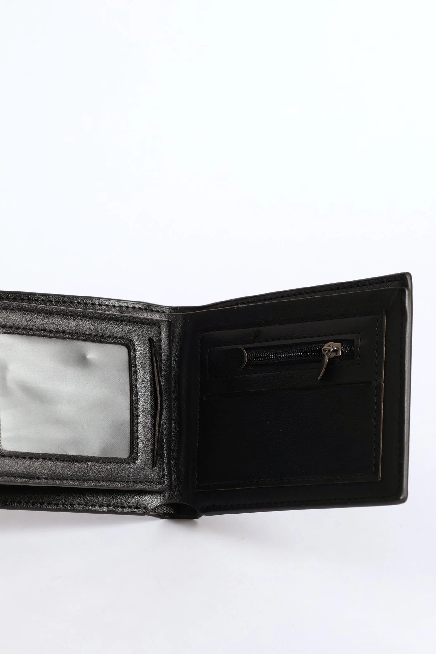 Wallet With Metal Trim - Black - Image 4