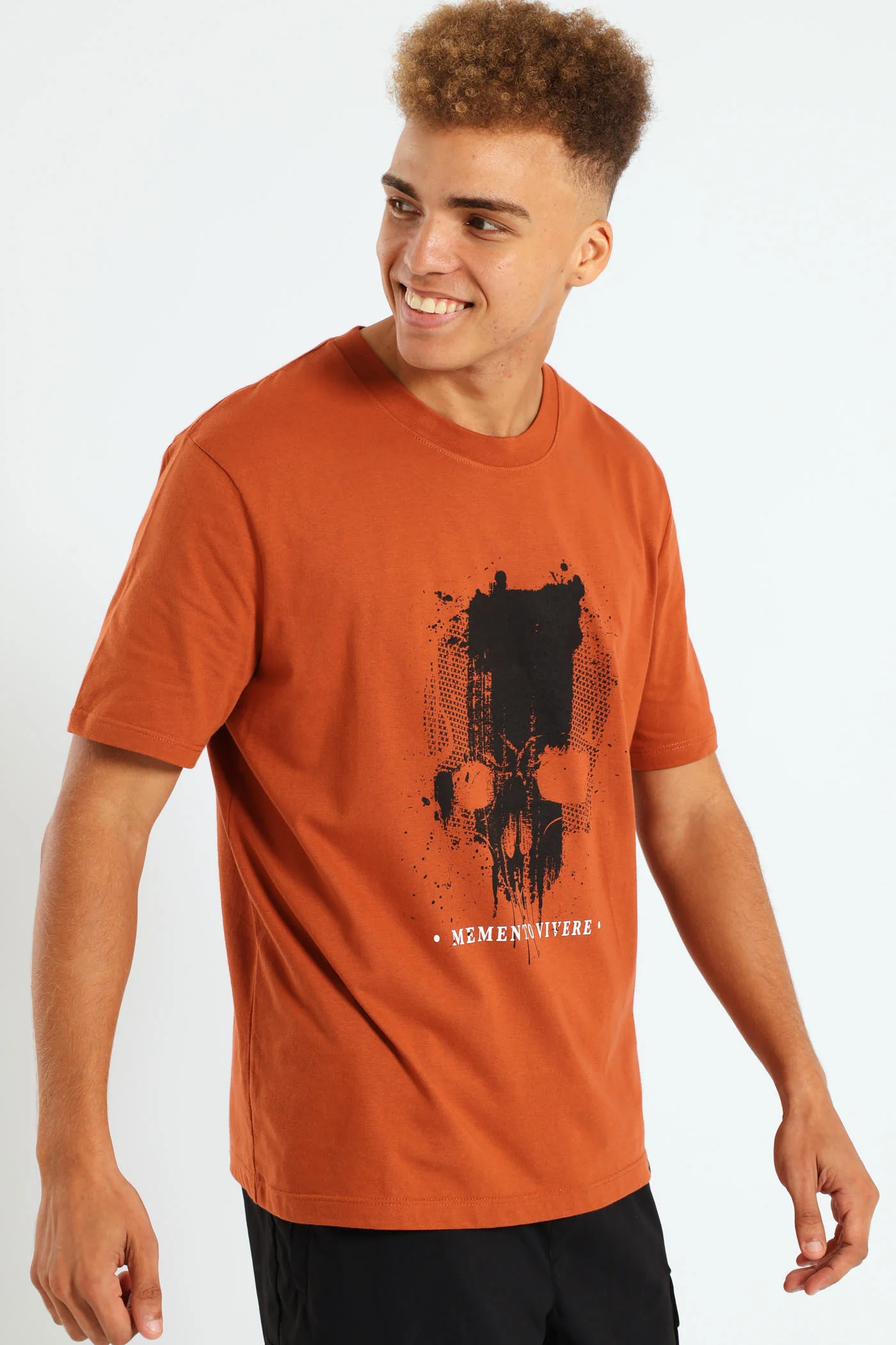 Warpaint Skull Tee - Rust - Image 2