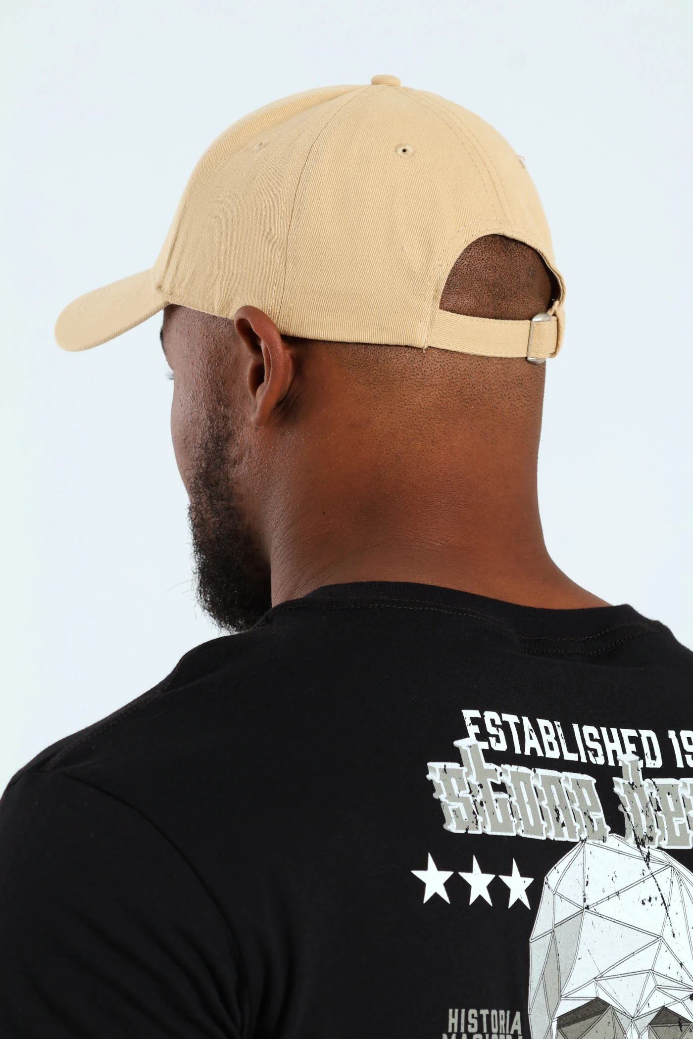 Washed Embroidery Cap - Mustard - Image 2