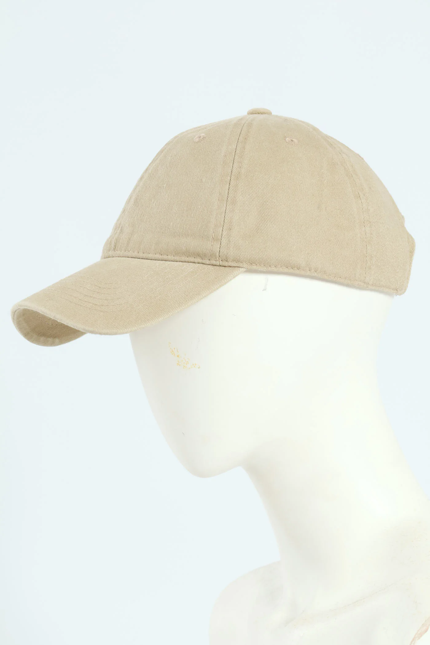 Washed Twill Peak - Cream - Image 4