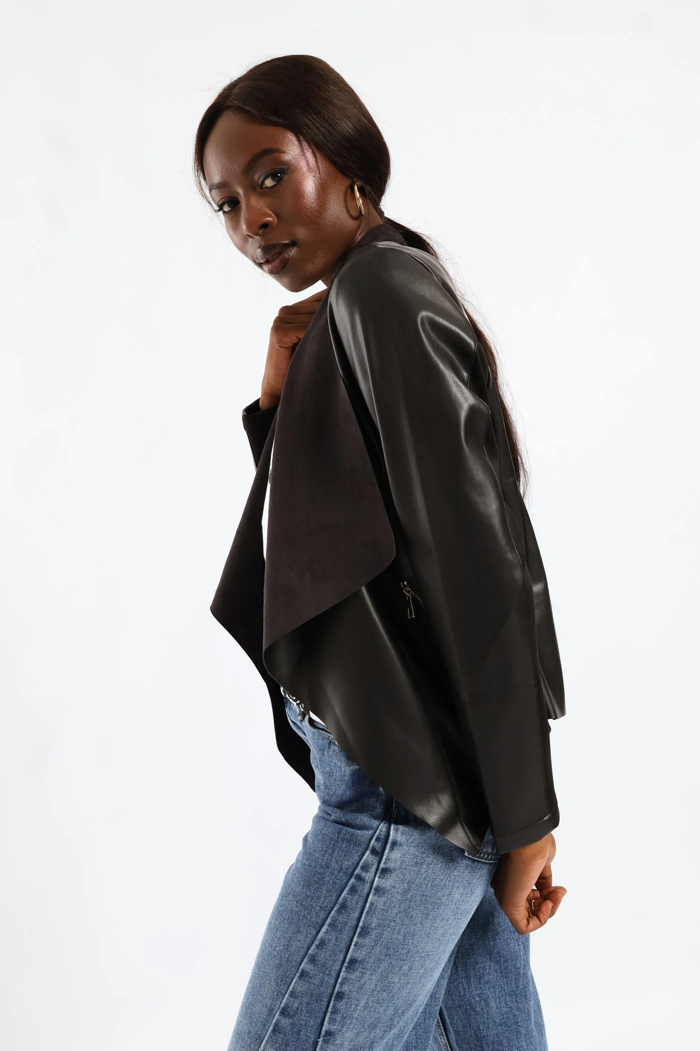 Waterfall Jacket - Black - Image 5