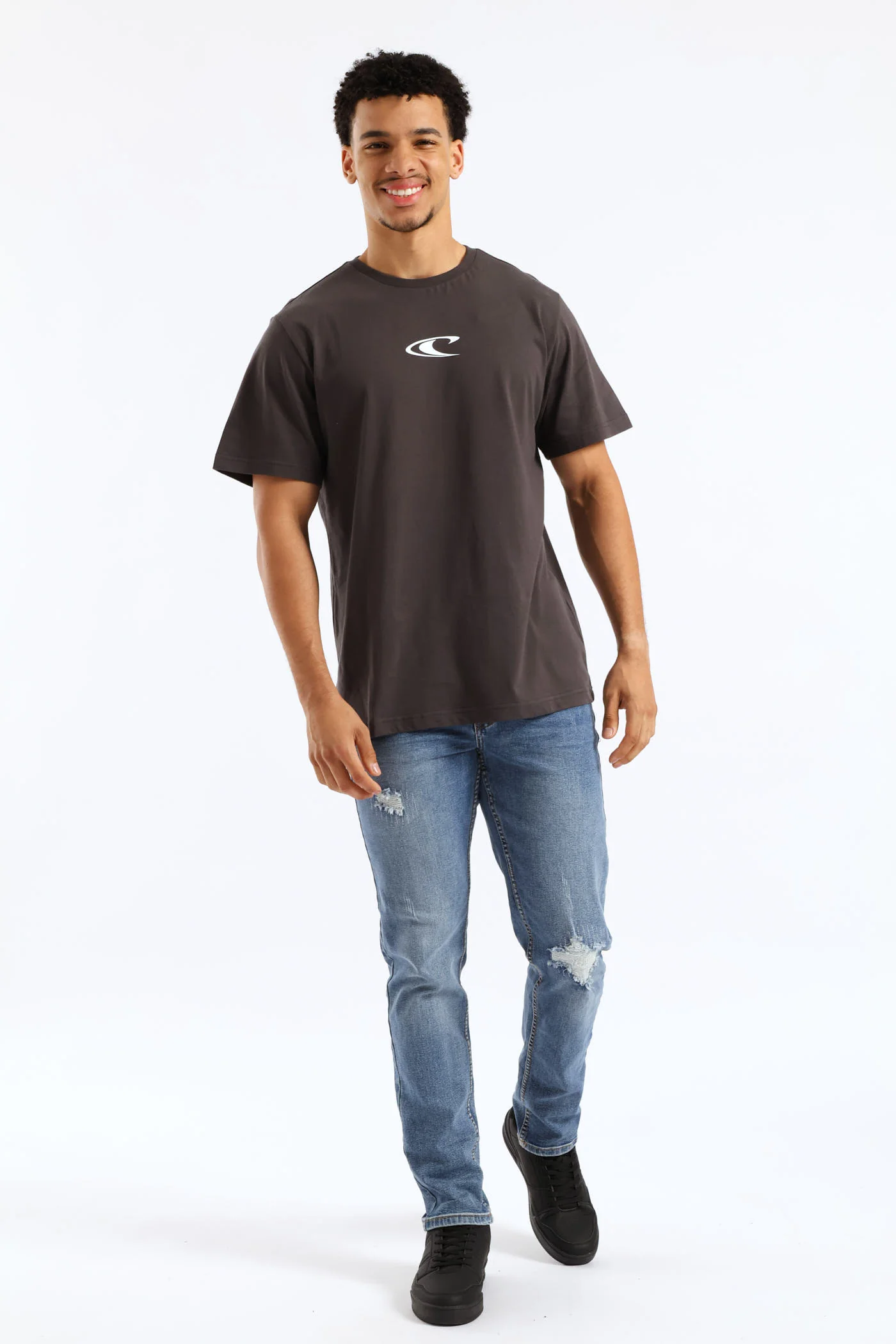 Wave Crest Tee - Grey - Image 5