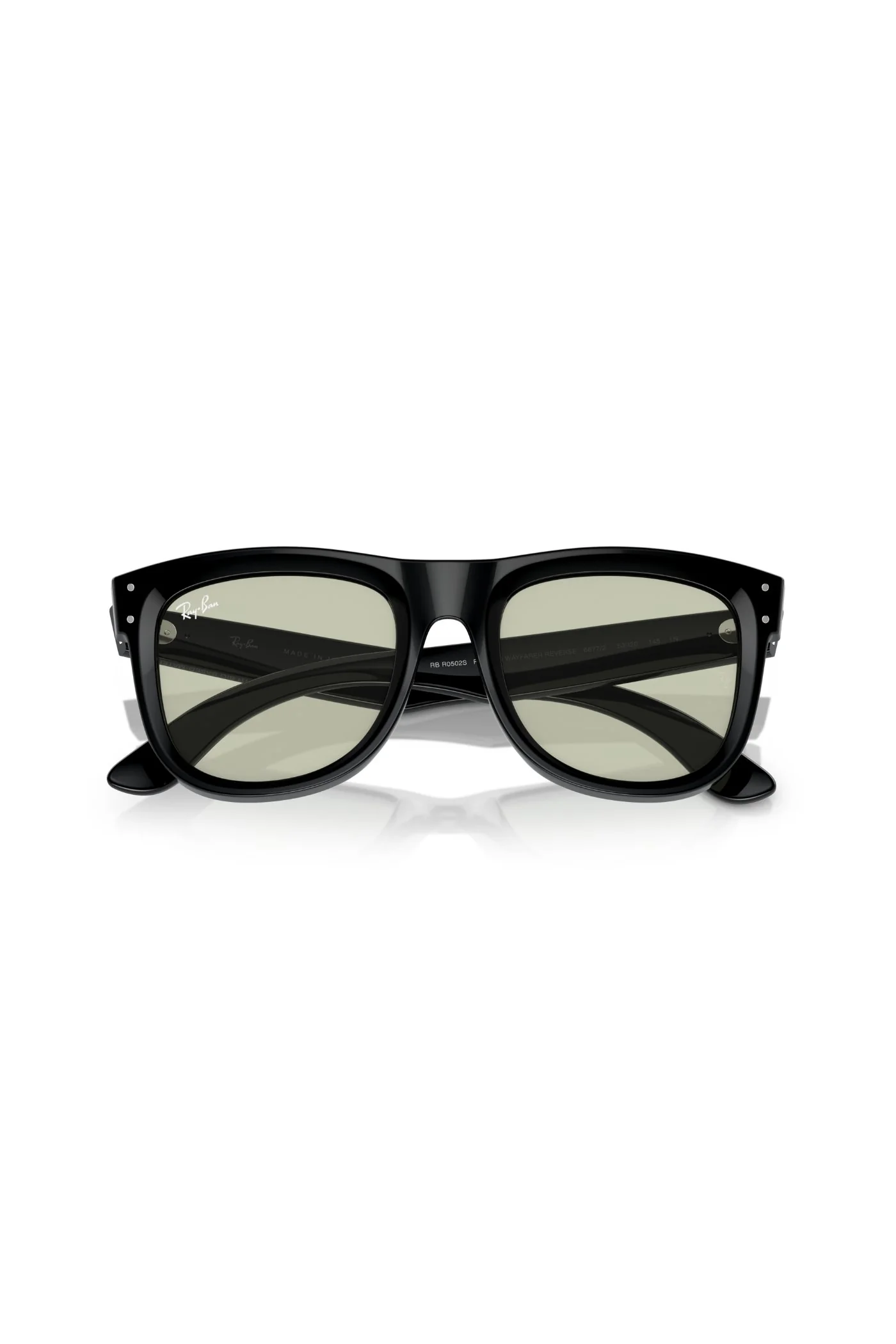 Wayfarer Reverse Sunglasses - Green/Black - Image 5