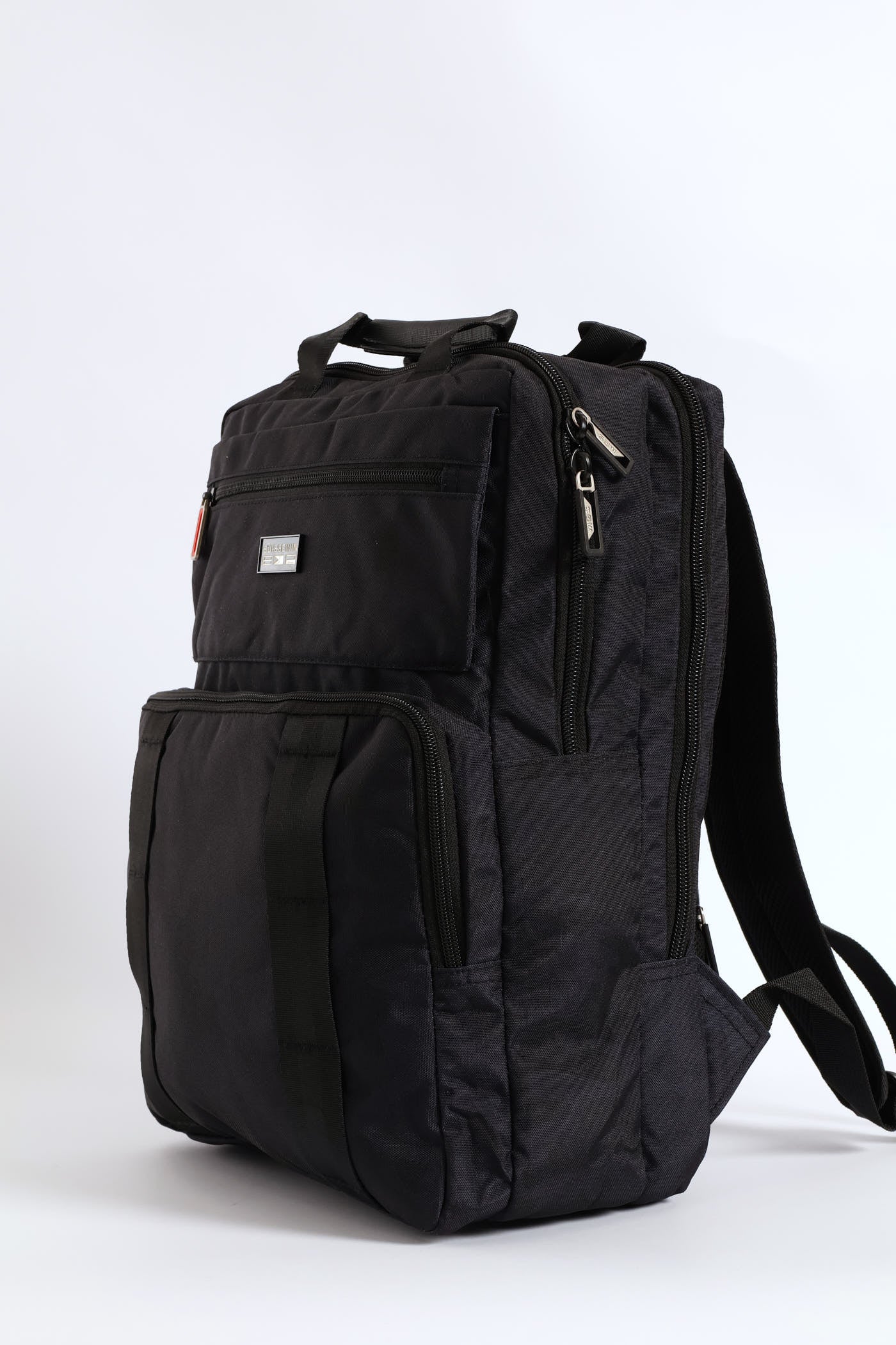 Webbed Backpack - Black - Image 4