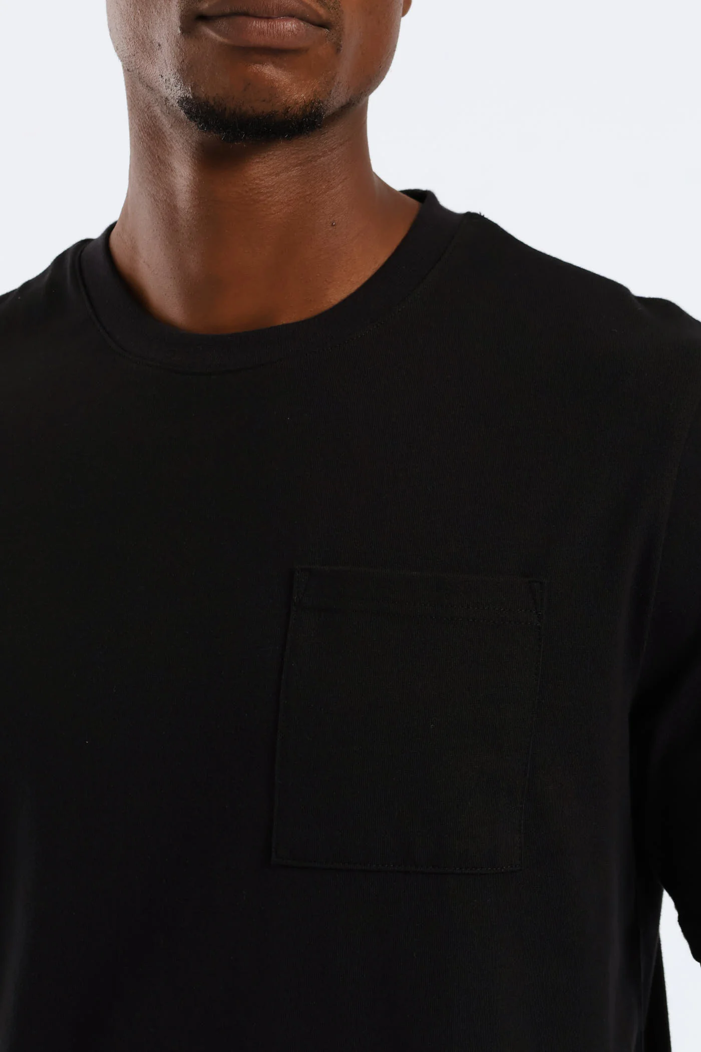 Weight Pocket Tee - Black - Image 2