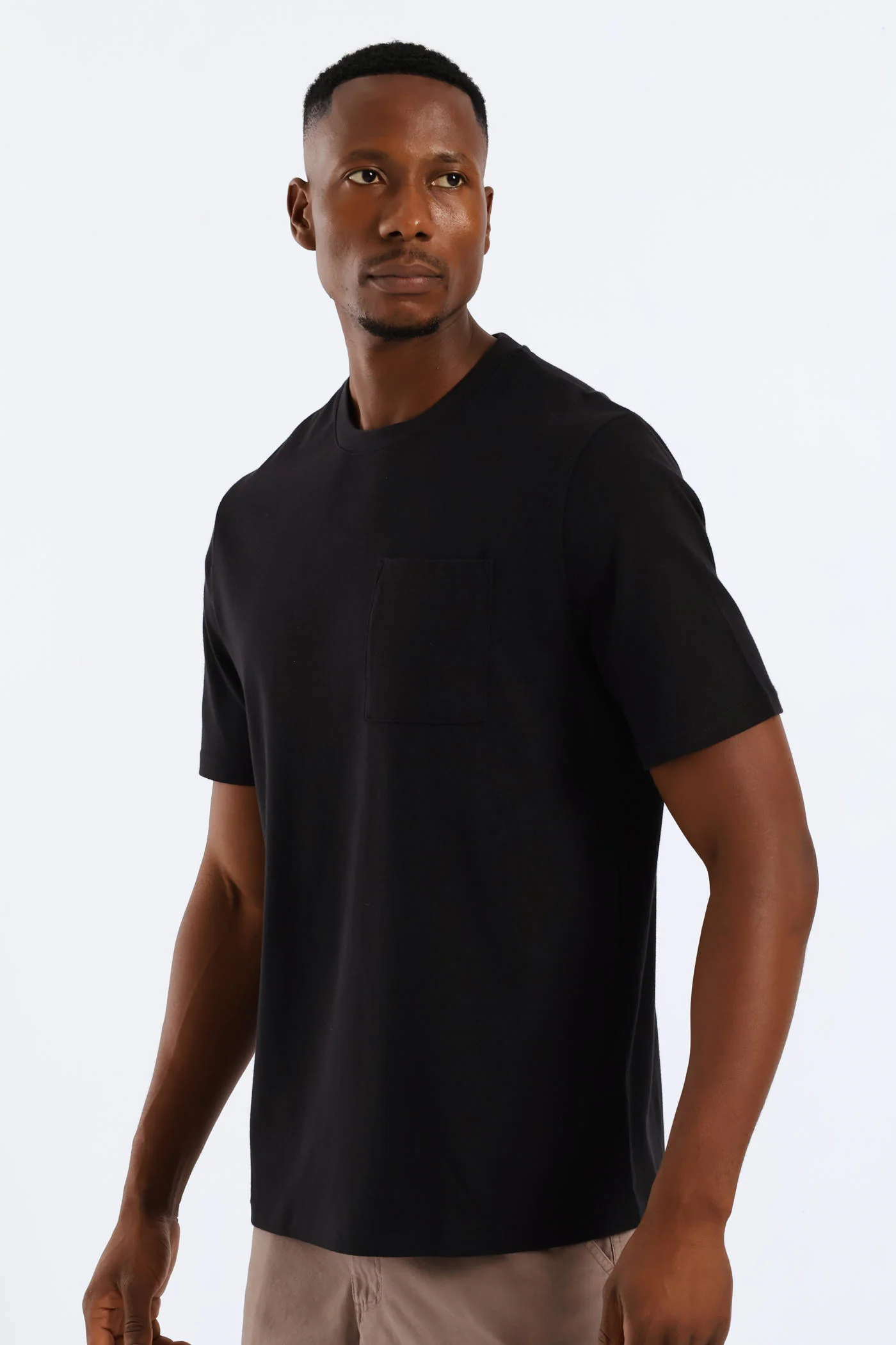 Weight Pocket Tee - Black - Image 3