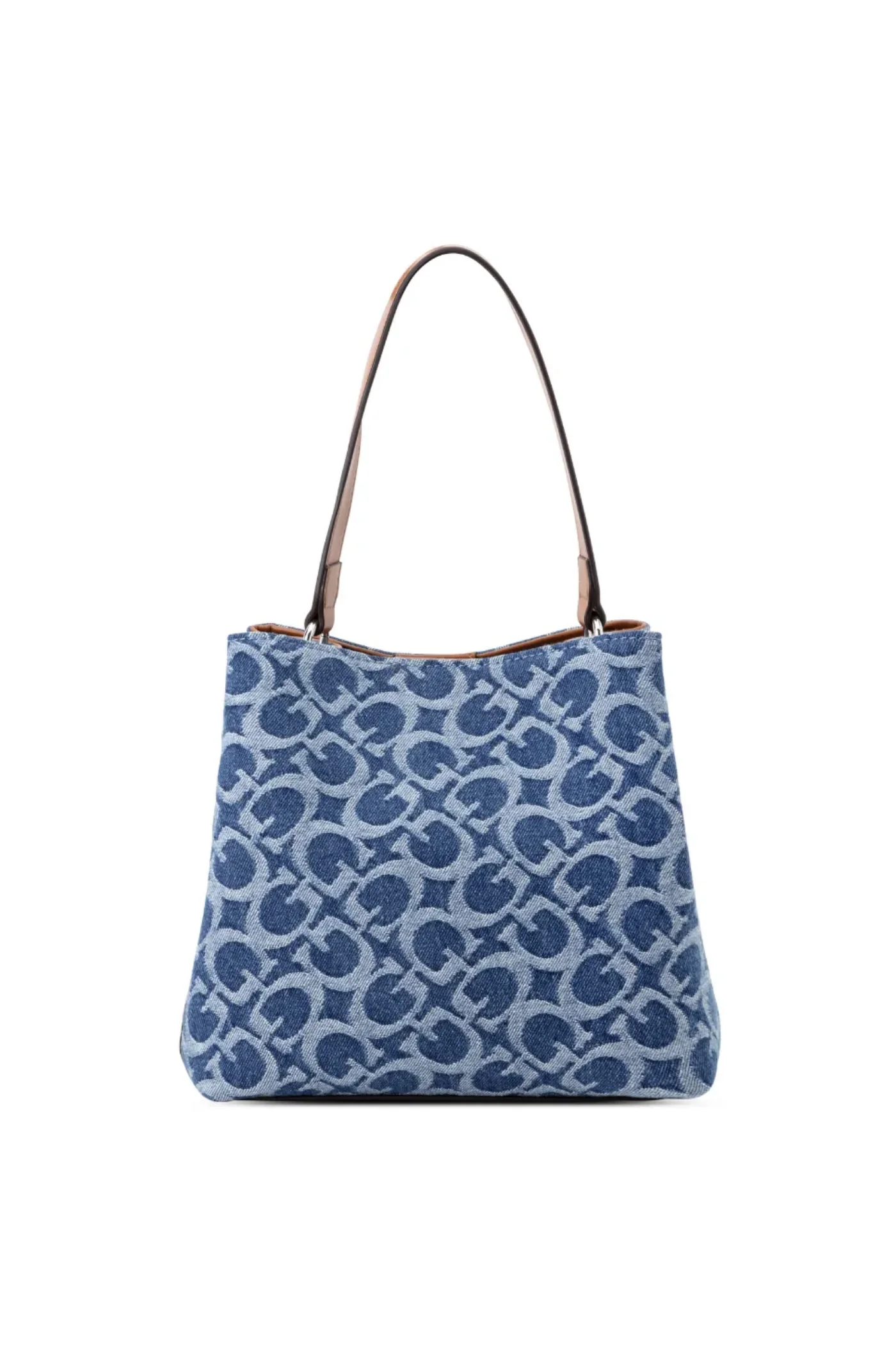 Wells Crossbody Bucket Bag - Denim - Image 2