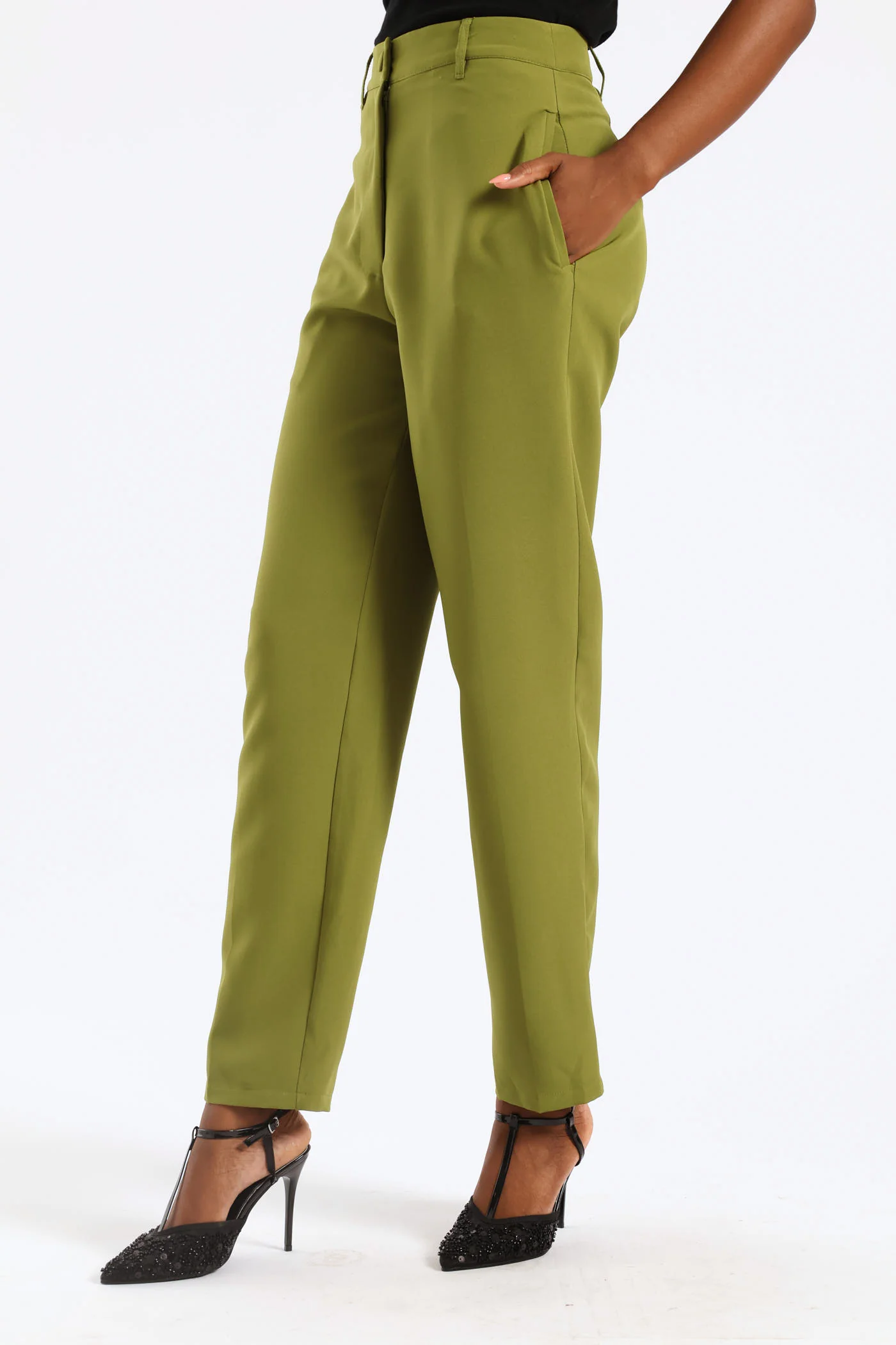 Welt Pocket Slim Leg Pant - Matcha - Image 3