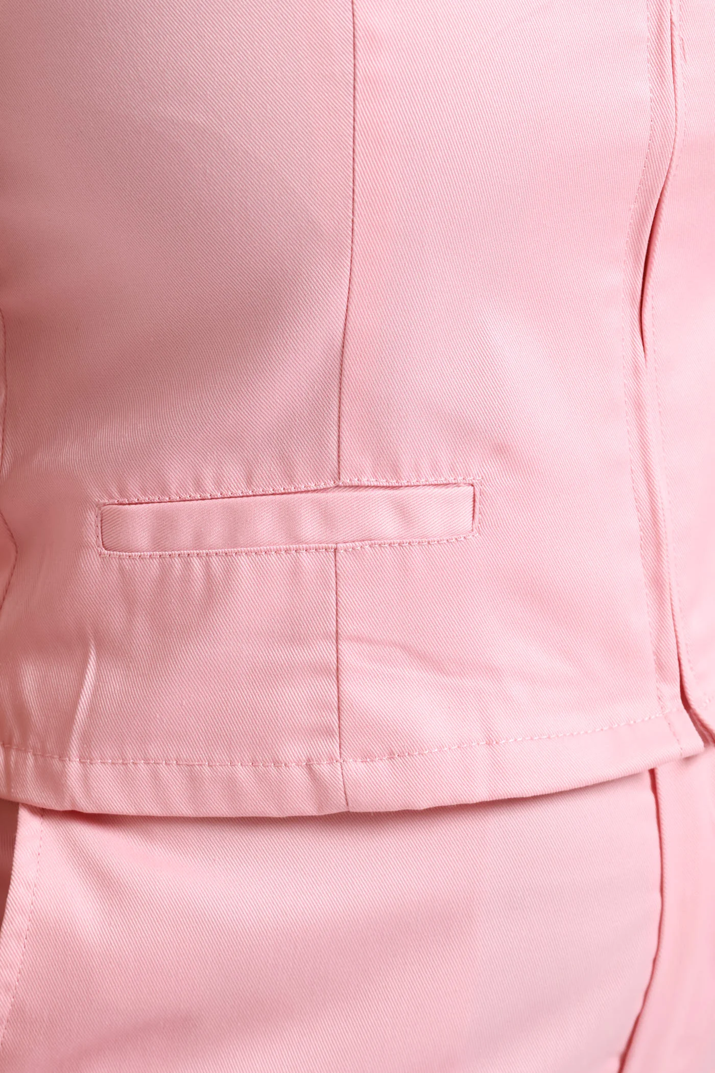 Welt Pocket Waistcoat - Candy Pink - Image 4