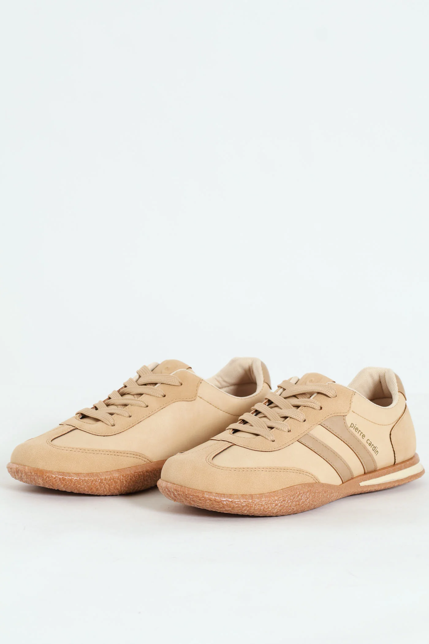 Wembi 1 Retro Lace Up Sneaker - Beige - Image 3