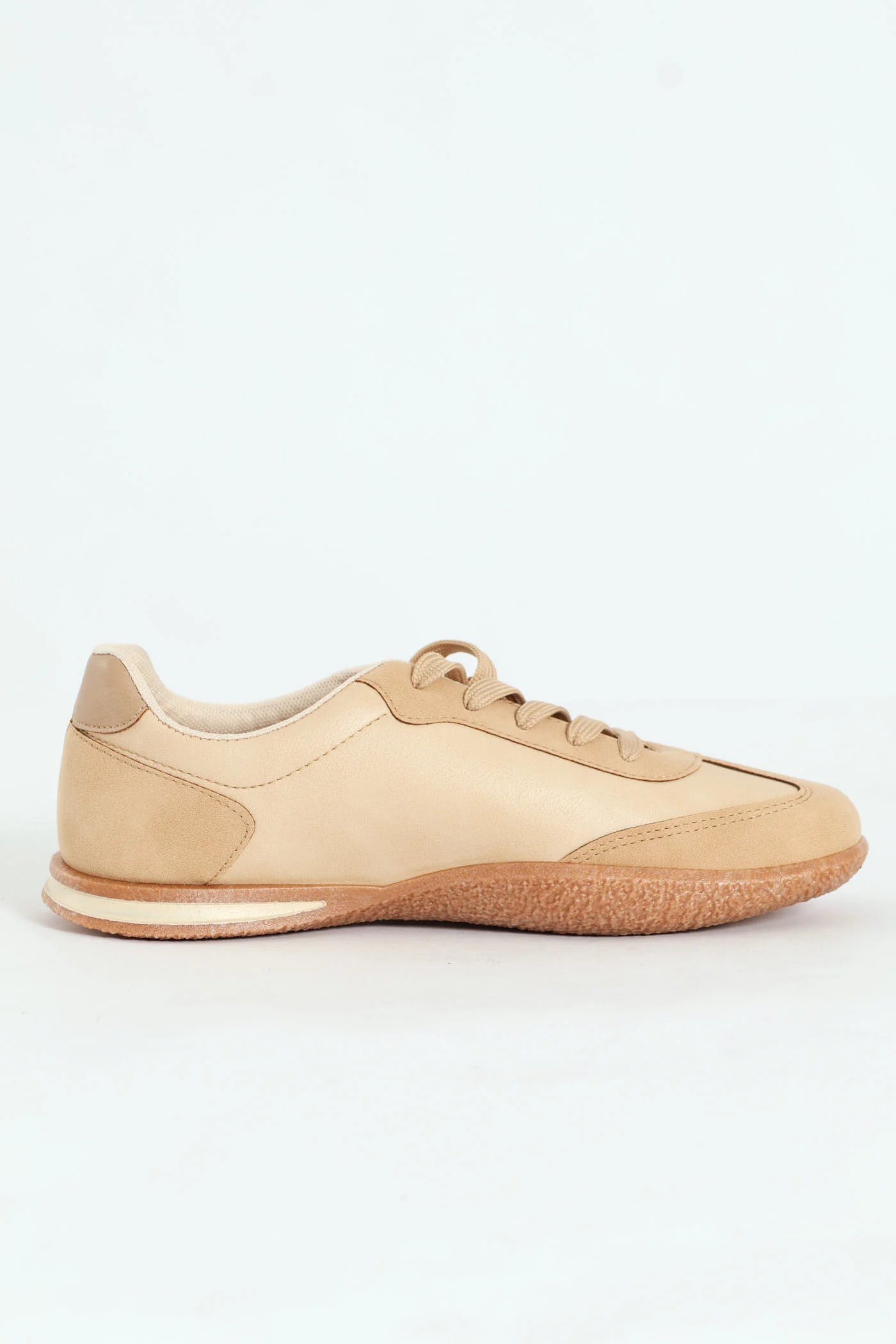 Wembi 1 Retro Lace Up Sneaker - Beige - Image 5