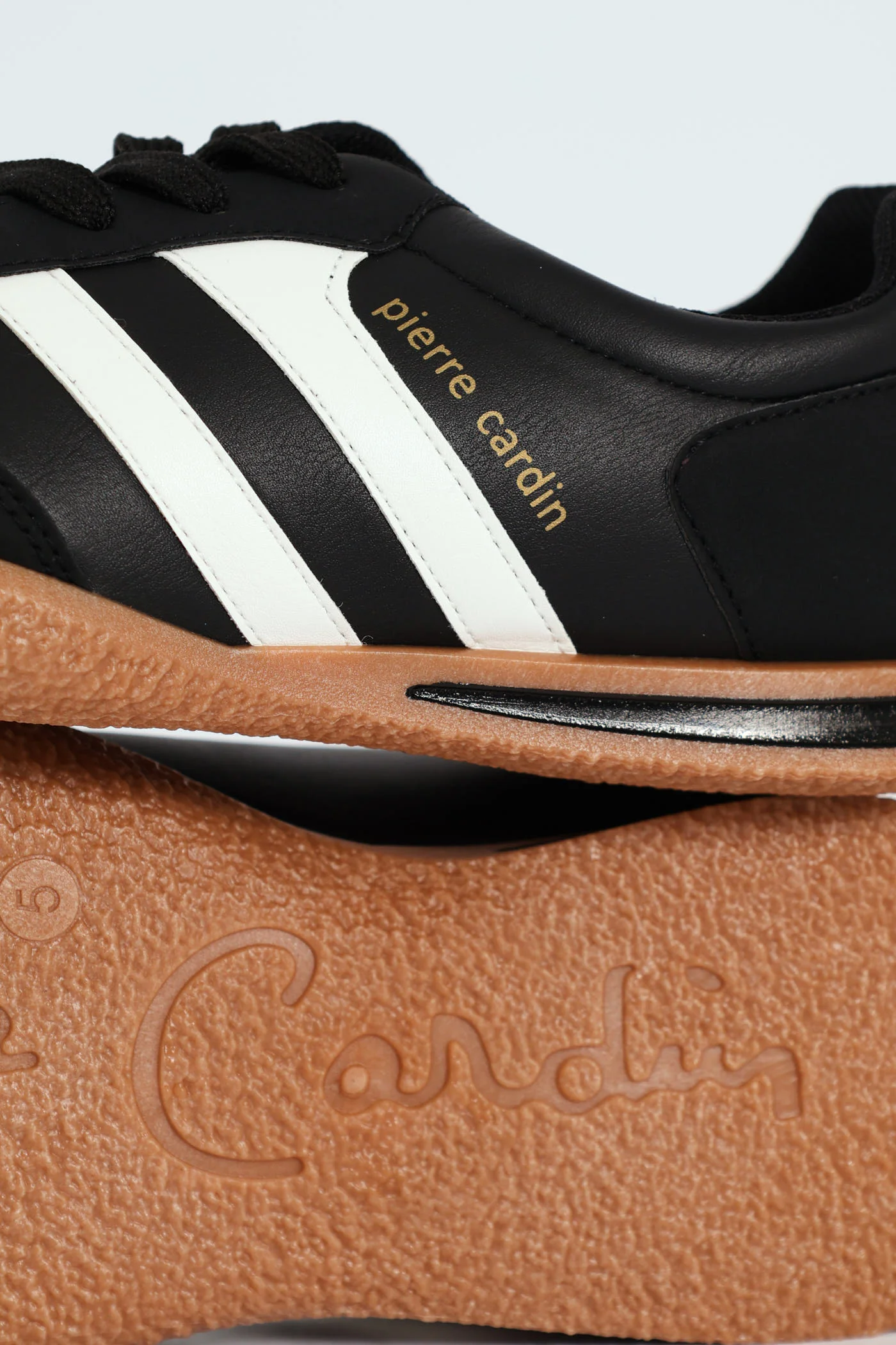 Wembi 1 Retro Lace Up Sneaker - Black/White - Image 2