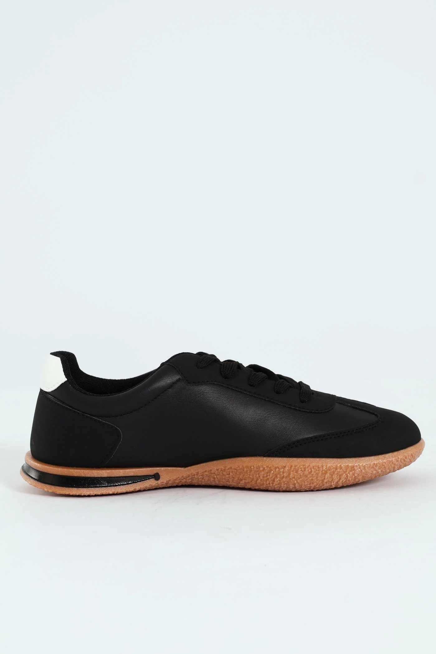 Wembi 1 Retro Lace Up Sneaker - Black/White - Image 4