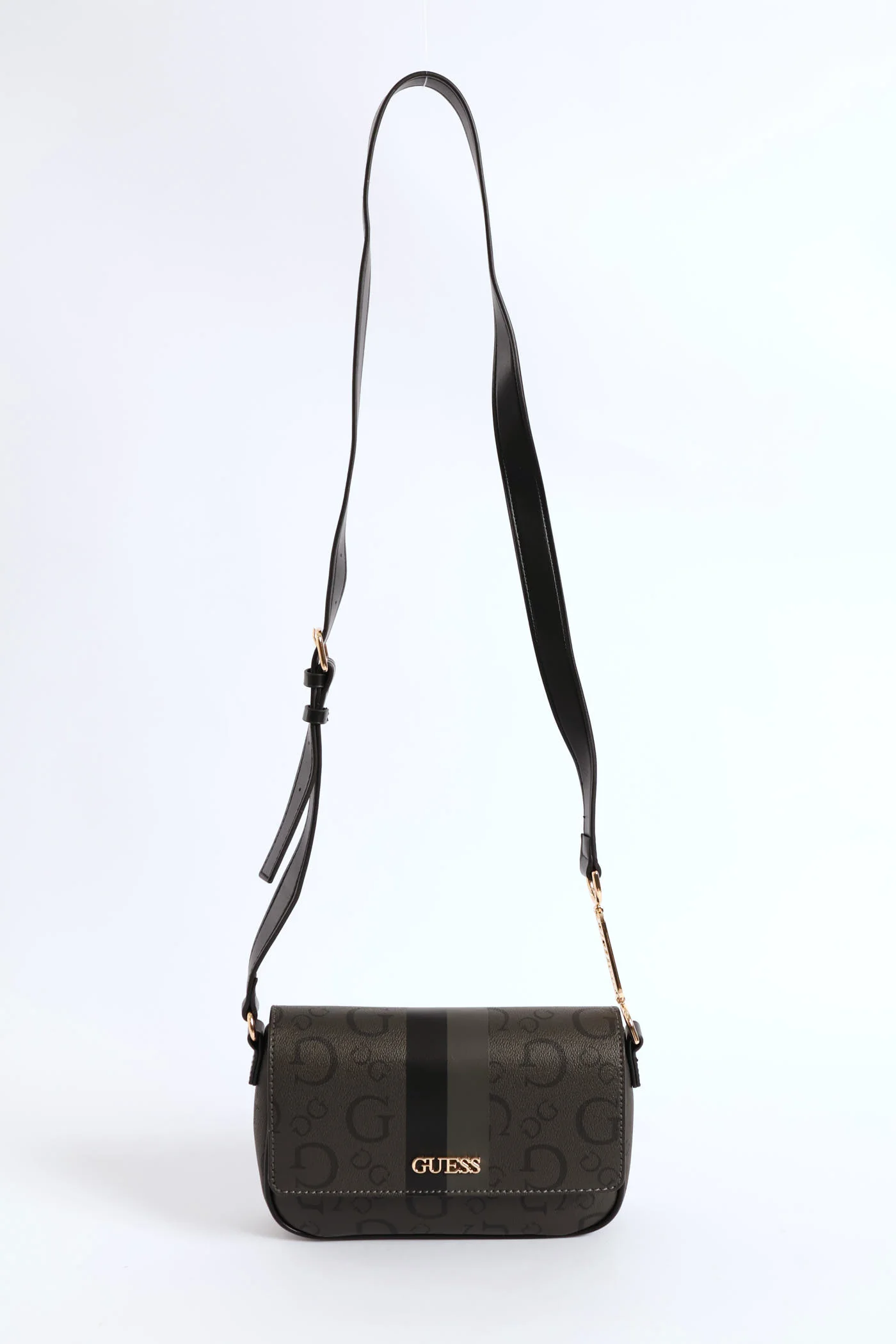 Wester Flap Crossbody Bag - Charcoal - Image 4