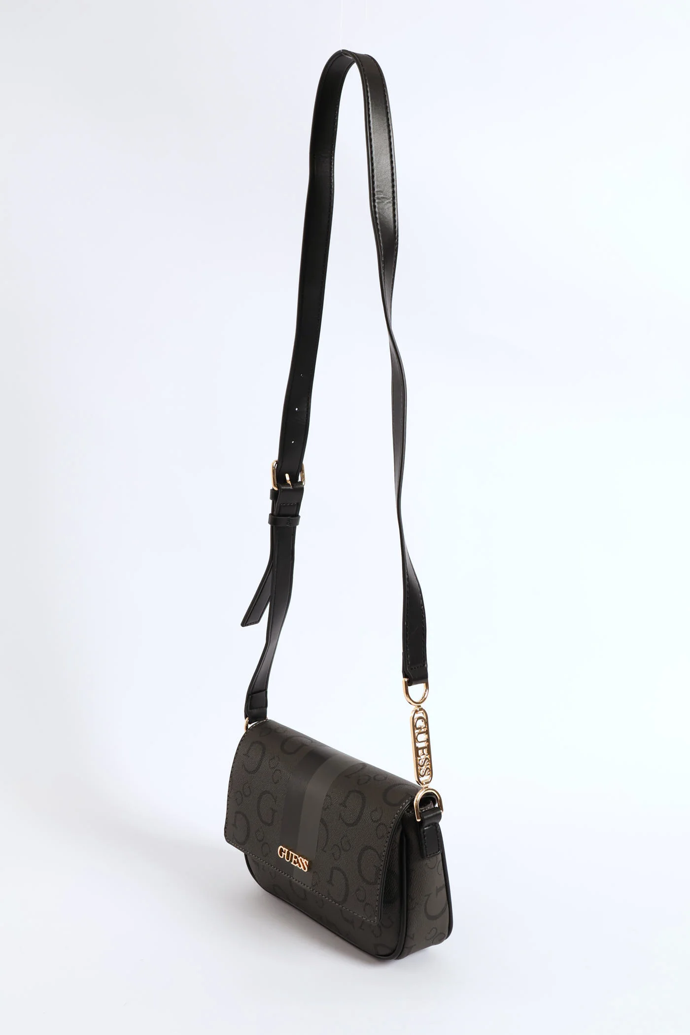 Wester Flap Crossbody Bag - Charcoal - Image 5