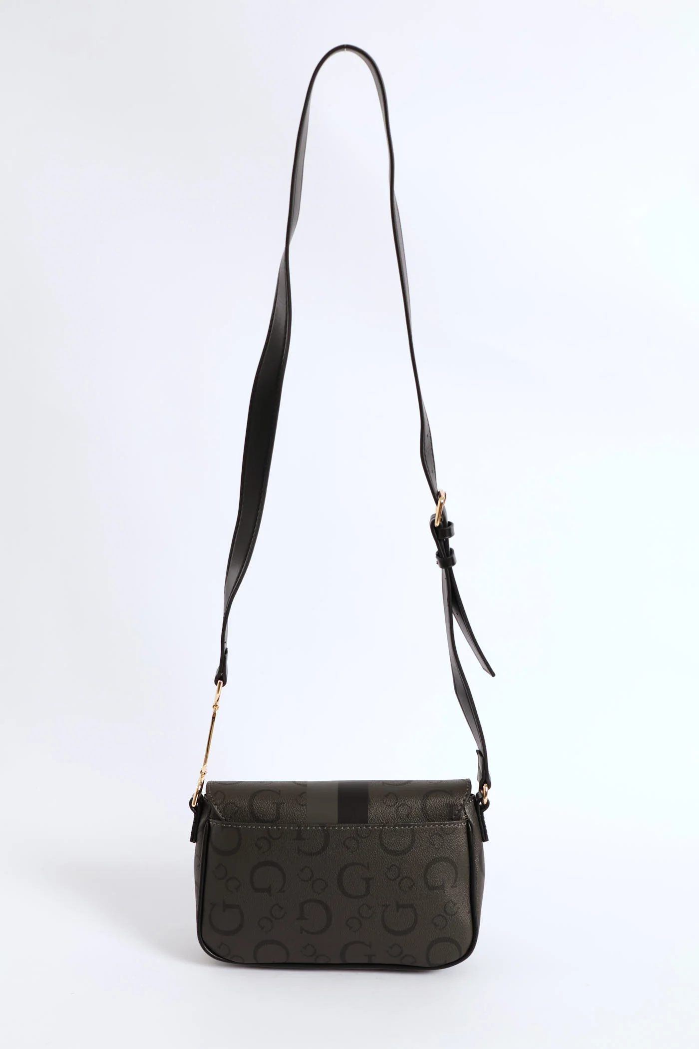 Wester Flap Crossbody Bag - Charcoal - Image 6