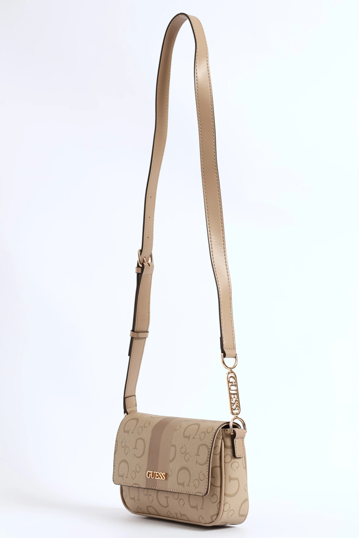 Wester Flap Crossbody Bag - Taupe - Image 4