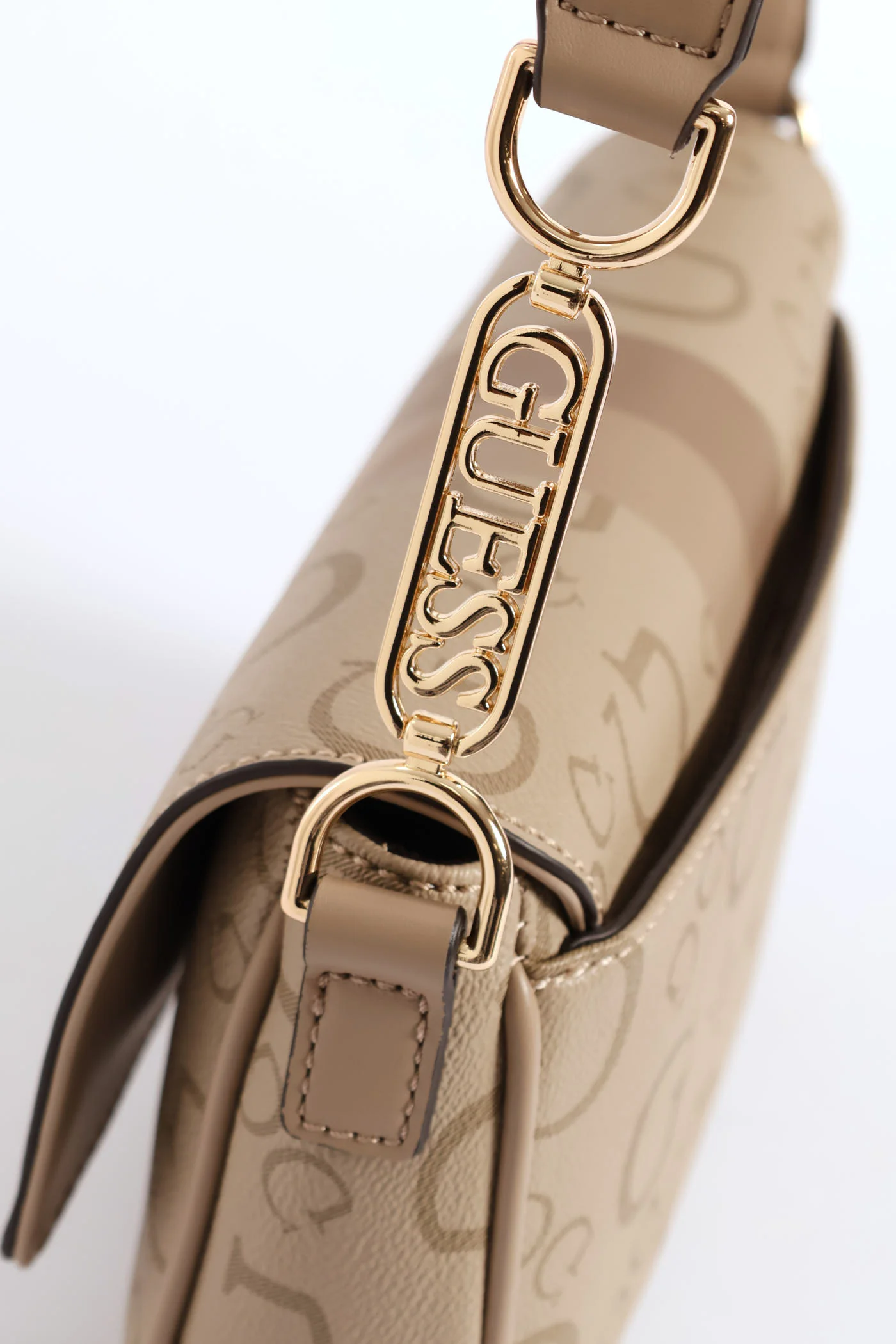 Wester Flap Crossbody Bag - Taupe - Image 5