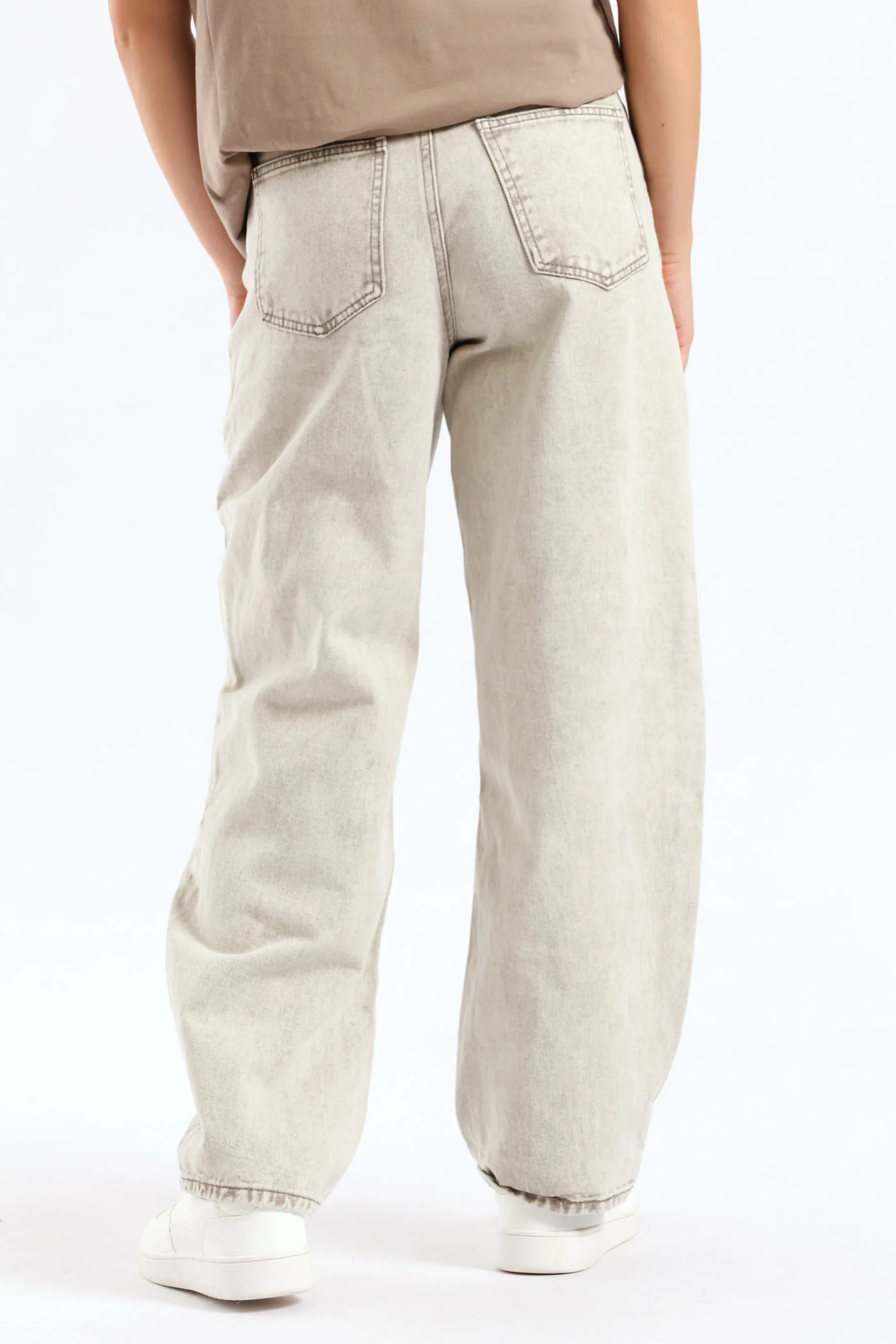 Wide Baloon Denim - Ice Grey - Image 4