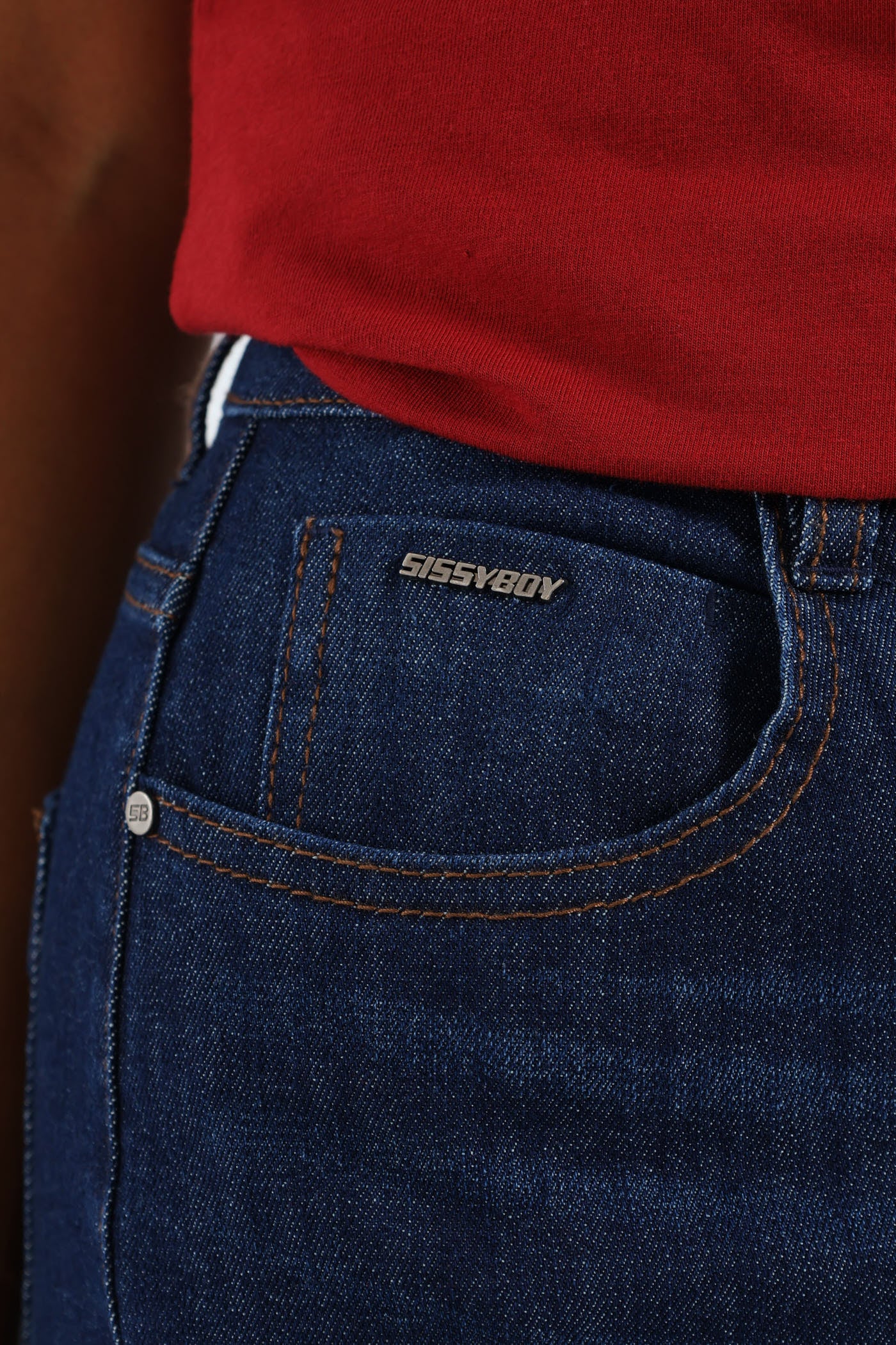 Wide Leg Denim - Dark Wash - Image 2