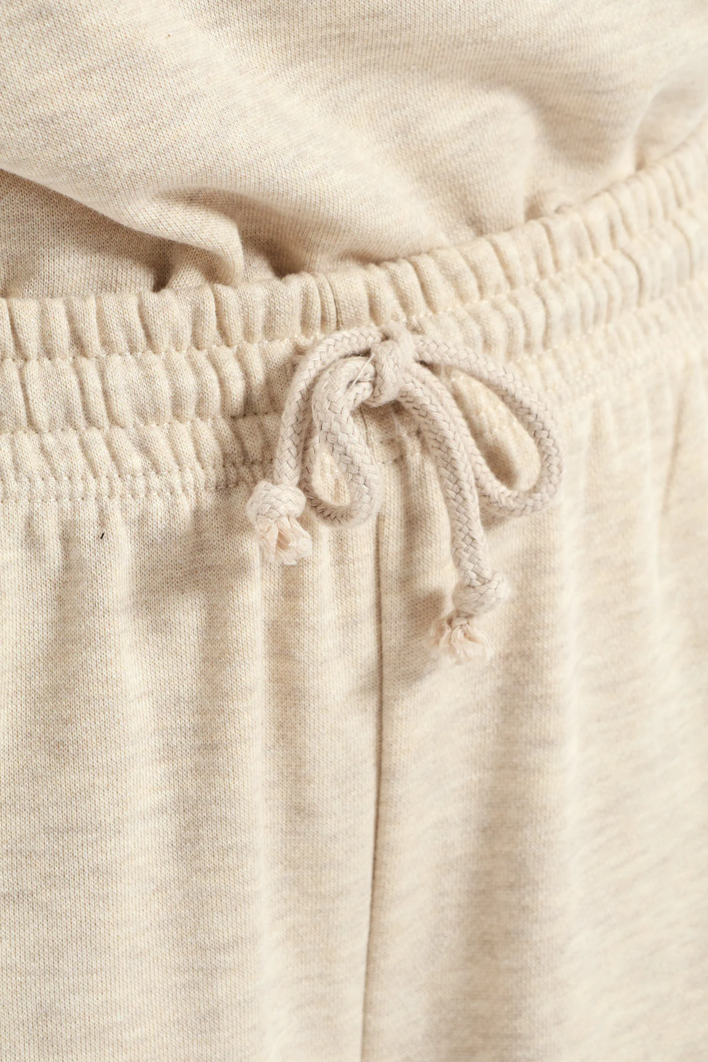 Wide Leg Jogger - Oatmeal Melange - Image 6