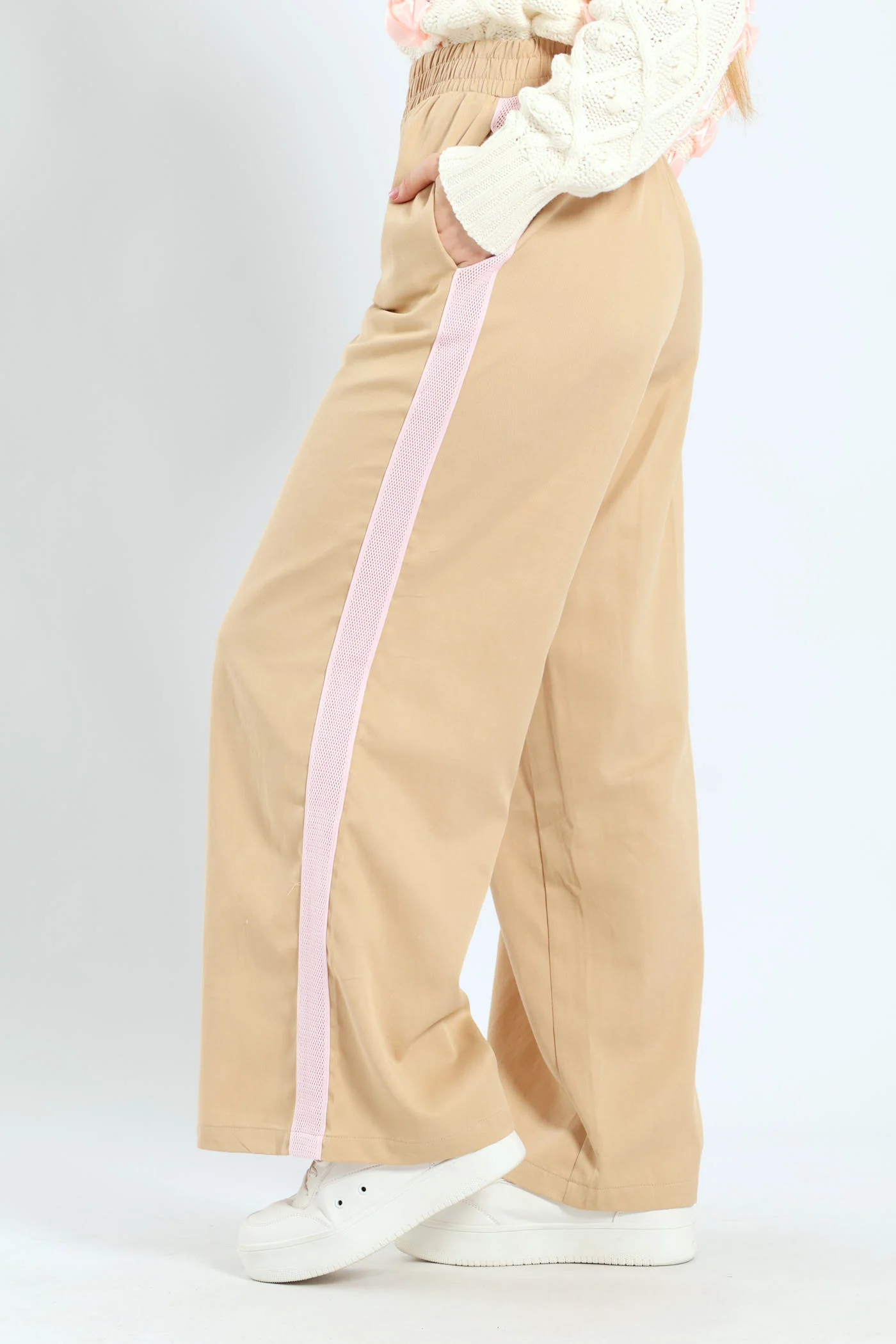 Wide Regular Pant - Sand - Image 3